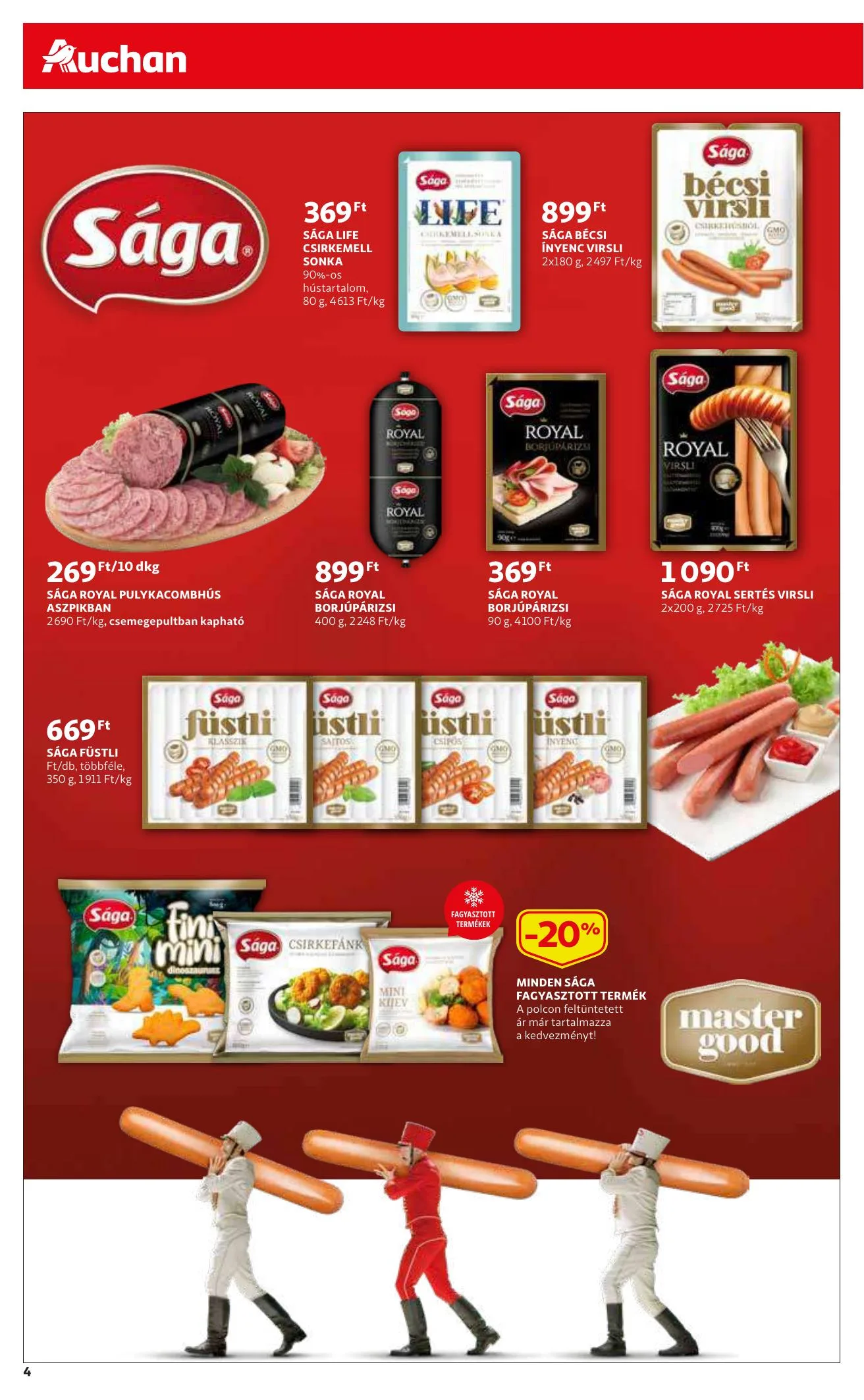 Auchan akciós újság Extra 12.02–12.15 – 4. oldal