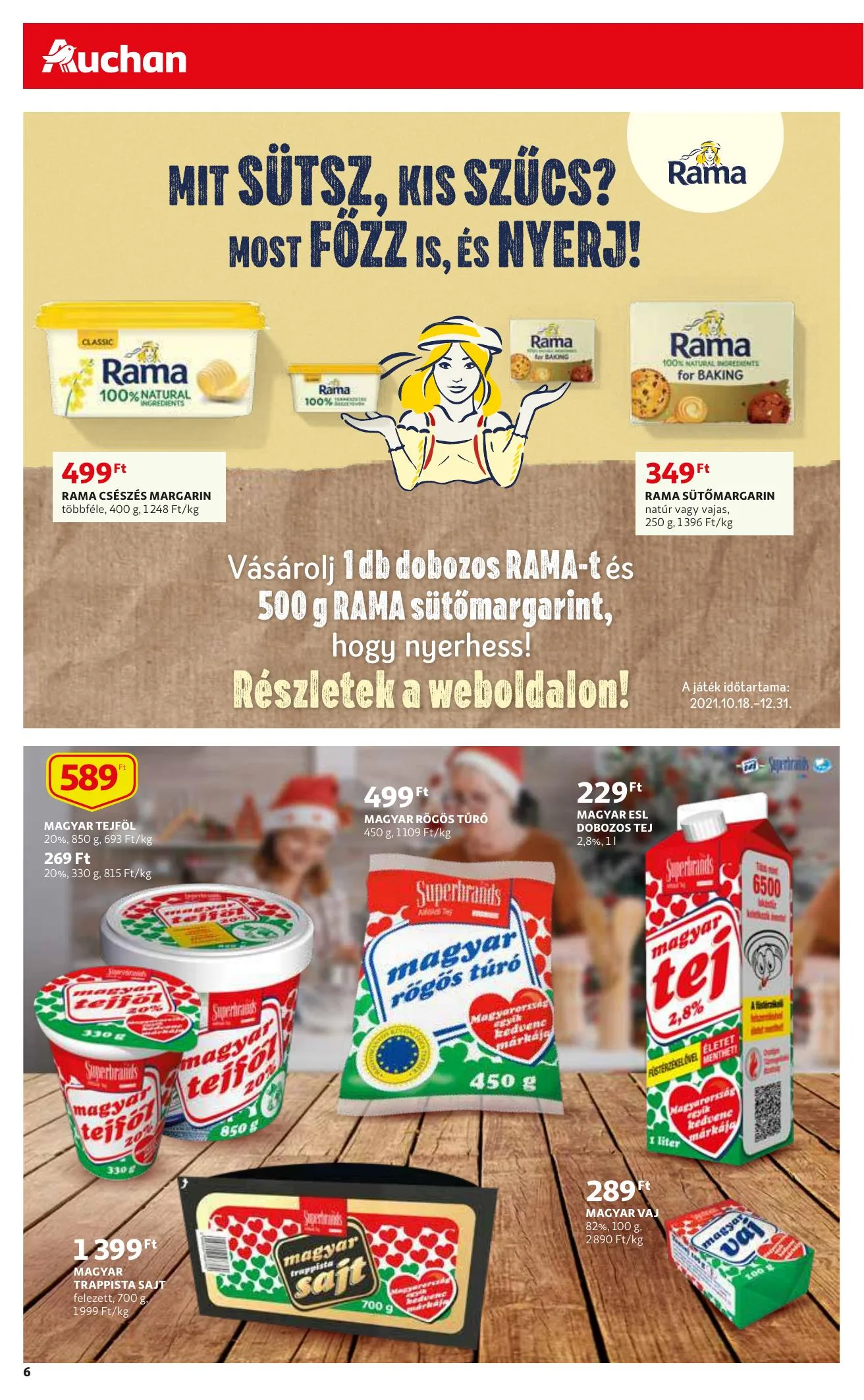 Auchan akciós újság Extra 12.02–12.15 – 6. oldal
