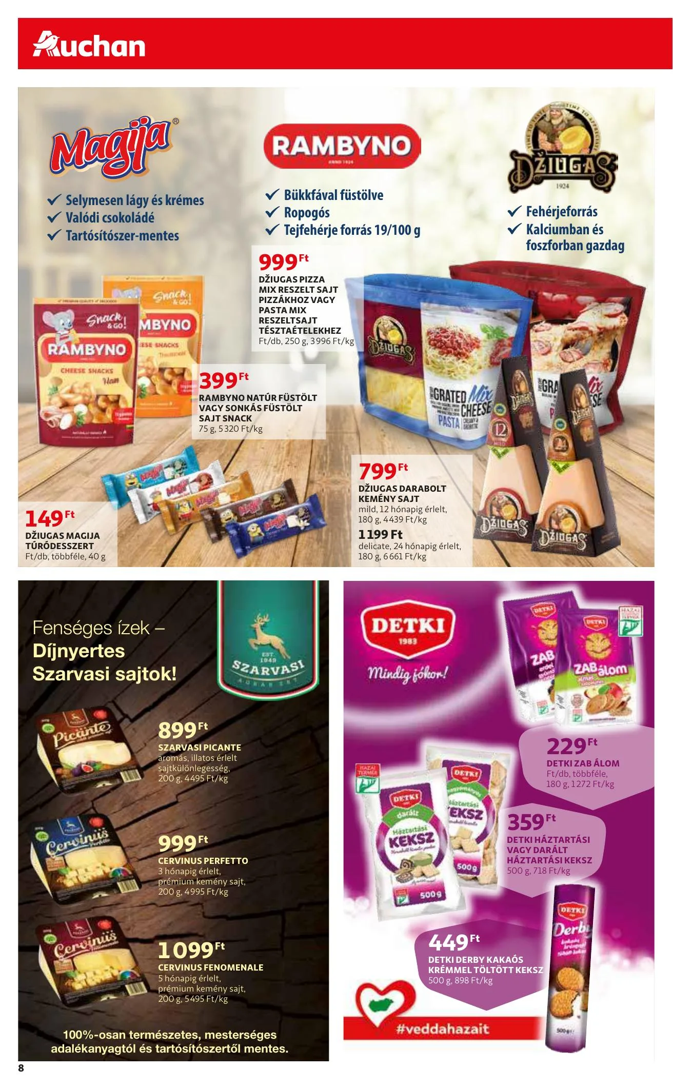 Auchan akciós újság Extra 12.02–12.15 – 8. oldal