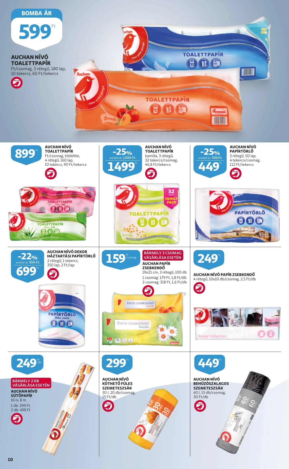 Auchan akciós újság Feher hetek katakogus 12.27–12.27 – 10. oldal