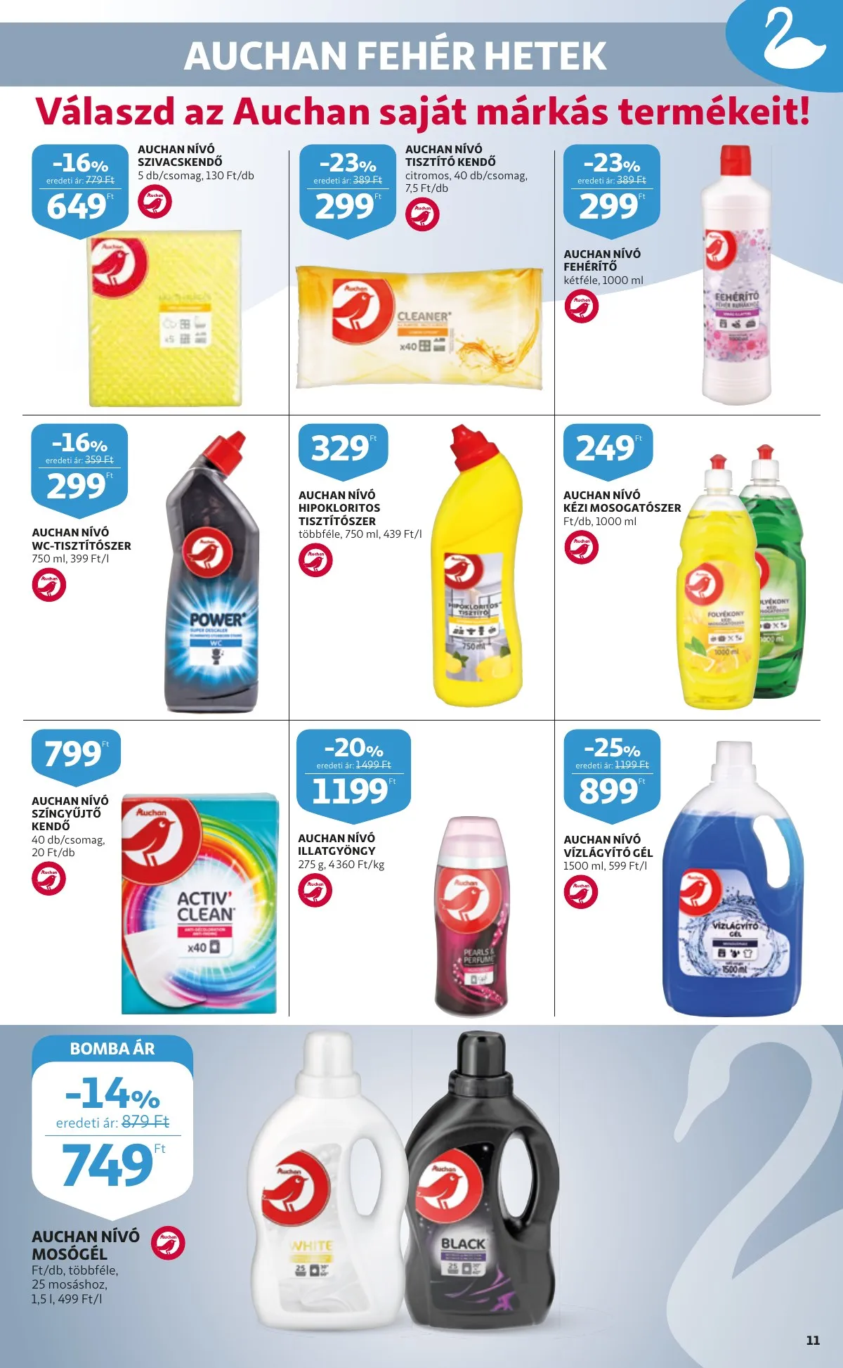 Auchan akciós újság Feher hetek katakogus 12.27–12.27 – 11. oldal