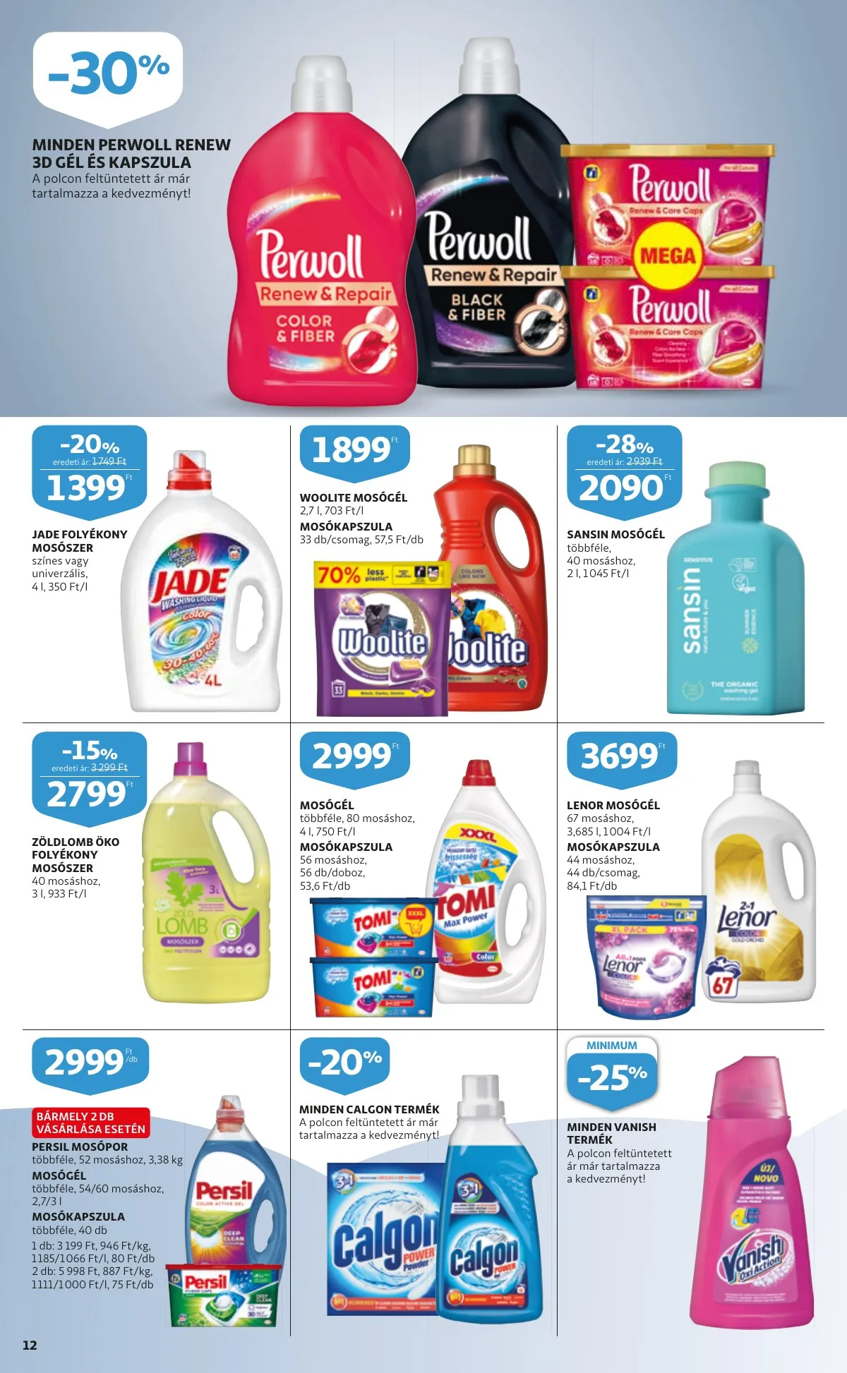 Auchan akciós újság Feher hetek katakogus 12.27–12.27 – 12. oldal