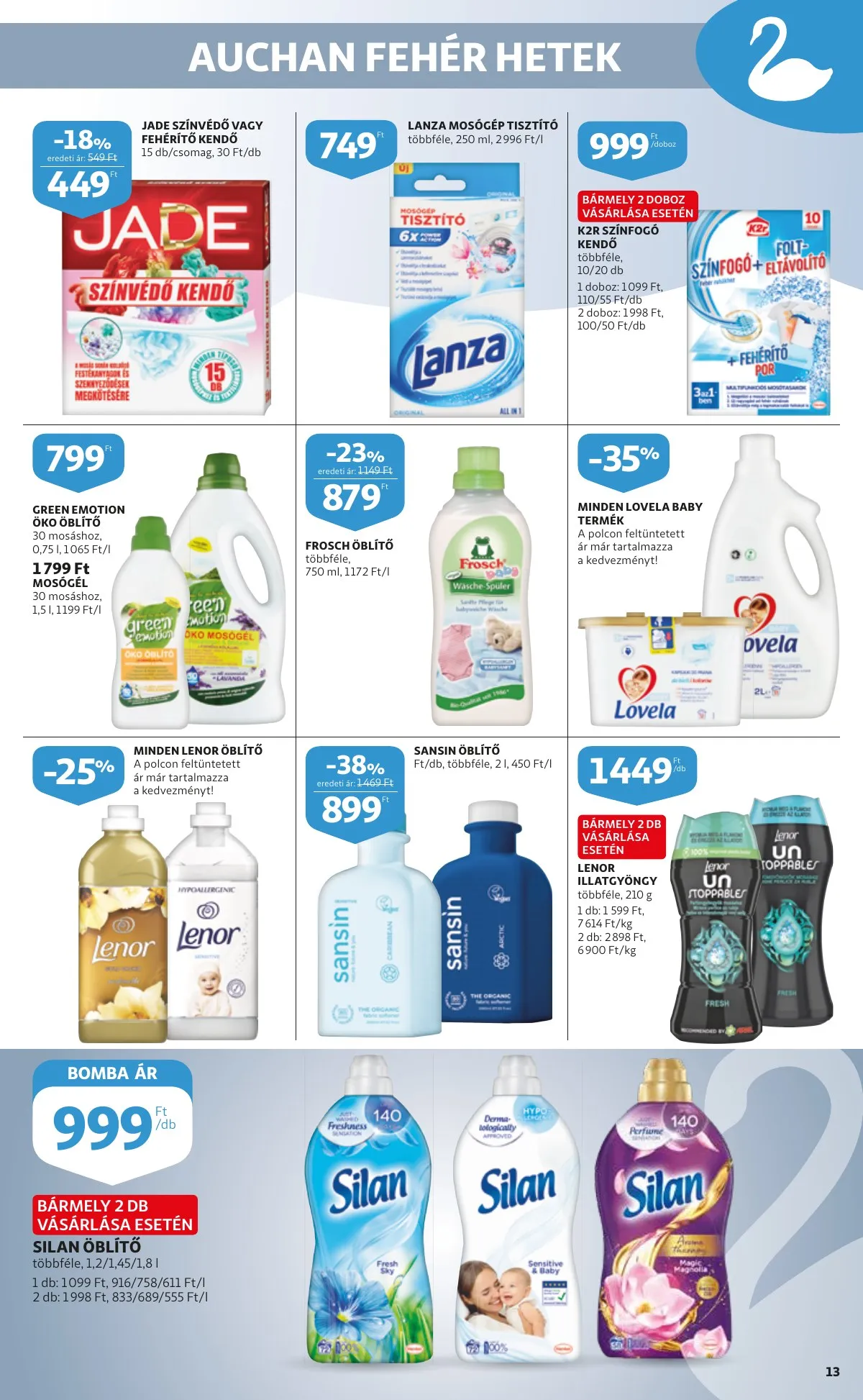 Auchan akciós újság Feher hetek katakogus 12.27–12.27 – 13. oldal