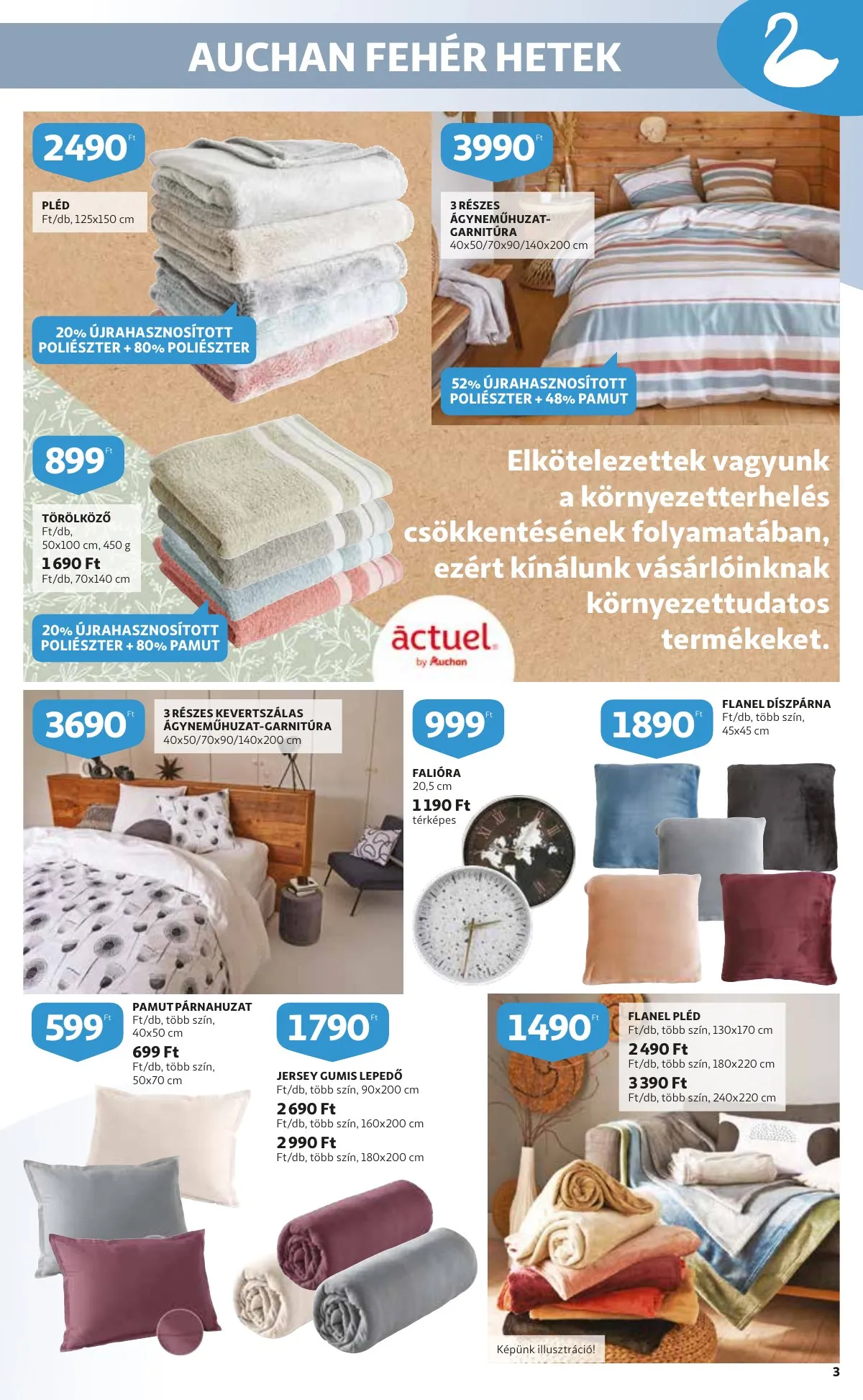 Auchan akciós újság Feher hetek katakogus 12.27–12.27 – 3. oldal