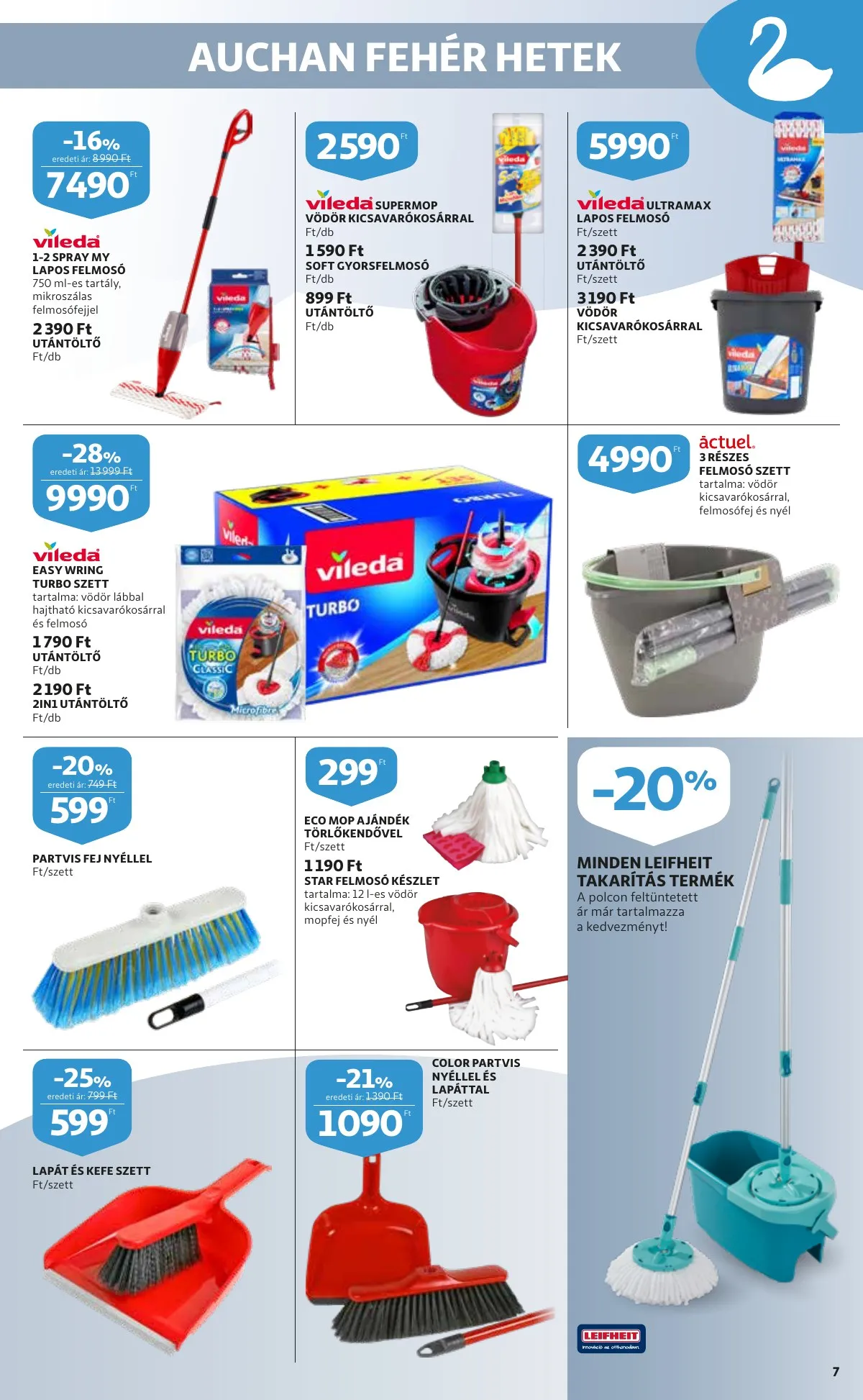 Auchan akciós újság Feher hetek katakogus 12.27–12.27 – 7. oldal