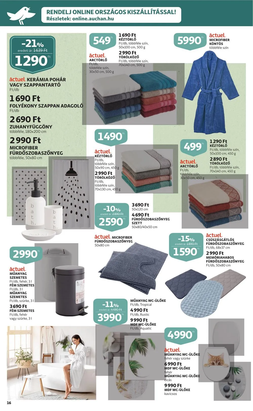 Auchan akciós újság Feher hetek 12.28–01.11 – 16. oldal