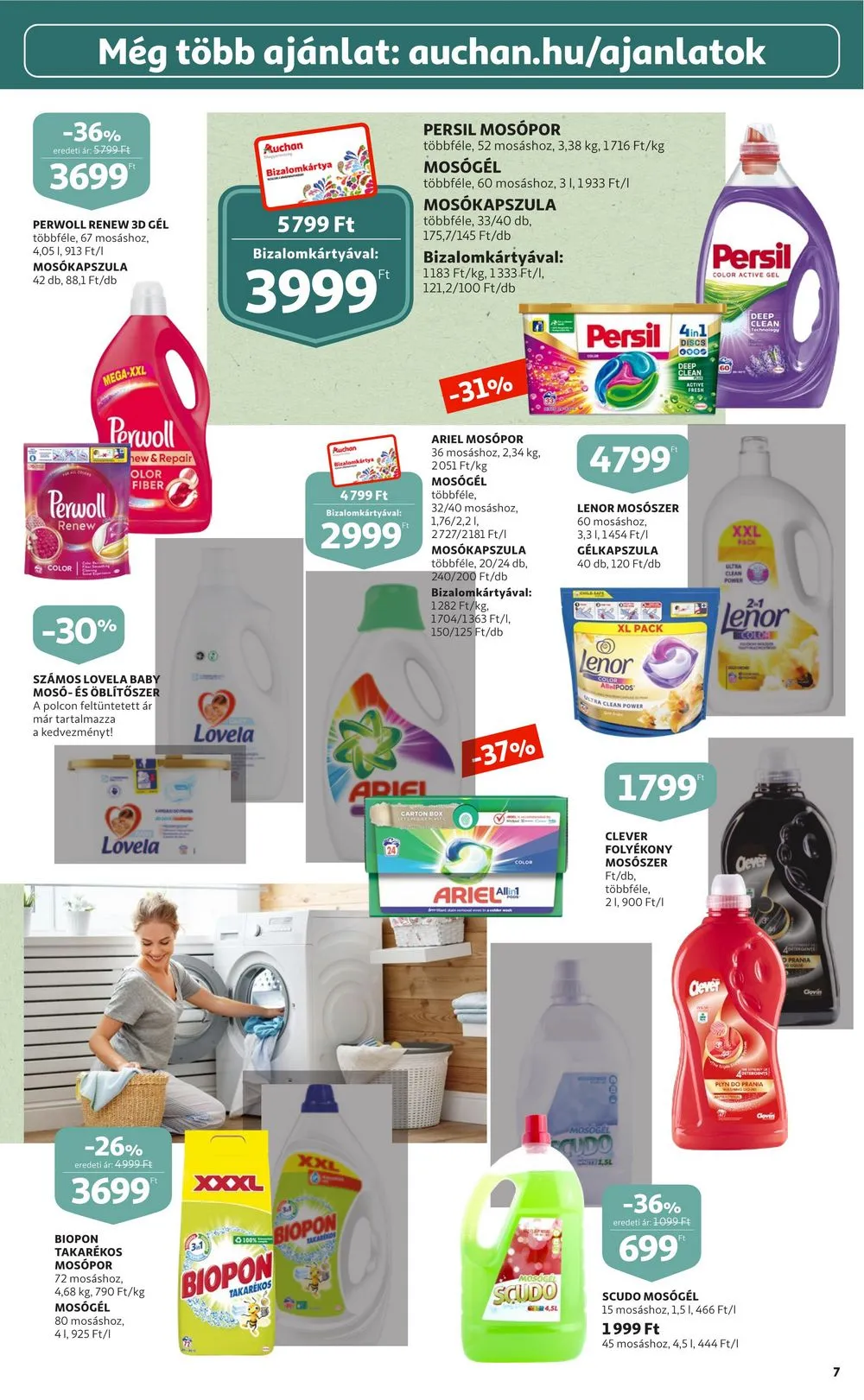 Auchan akciós újság Feher hetek 12.28–01.11 – 7. oldal
