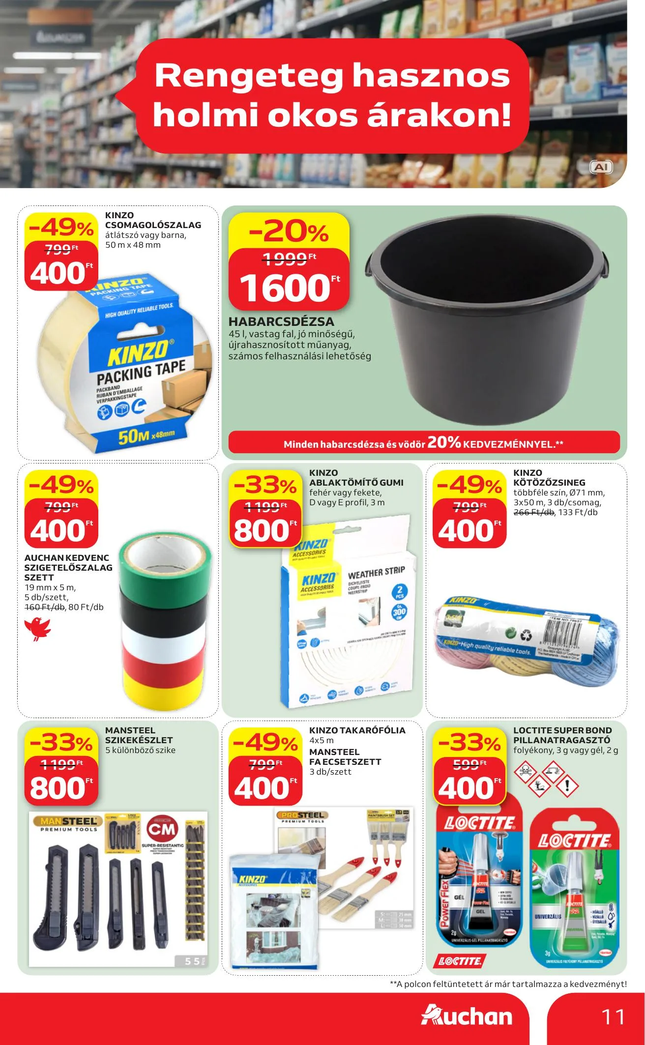 Auchan akciós újság Filleres ajánlataink 10.01–10.07 – 11. oldal