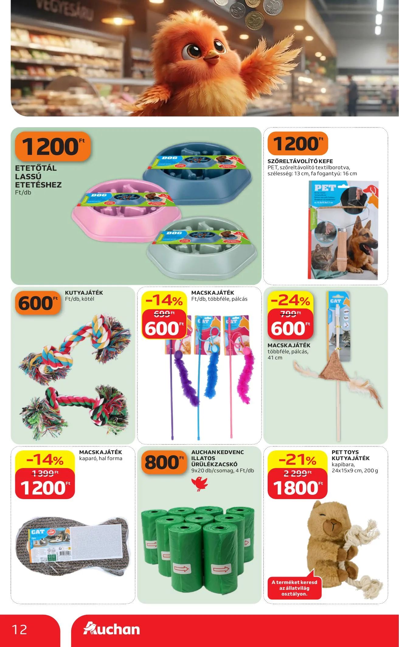 Auchan akciós újság Filleres ajánlataink 10.01–10.07 – 12. oldal