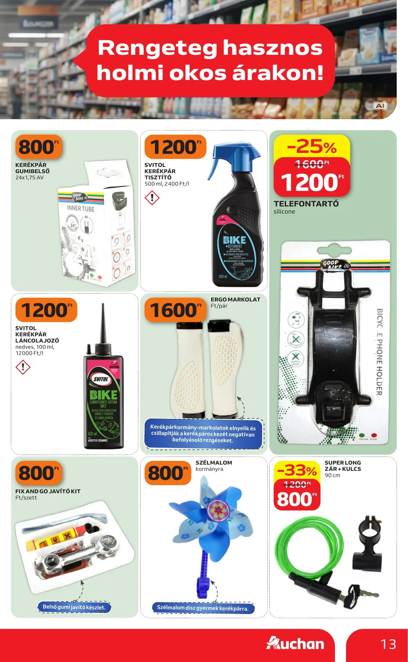 Auchan akciós újság Filleres ajánlataink 10.01–10.07 – 13. oldal