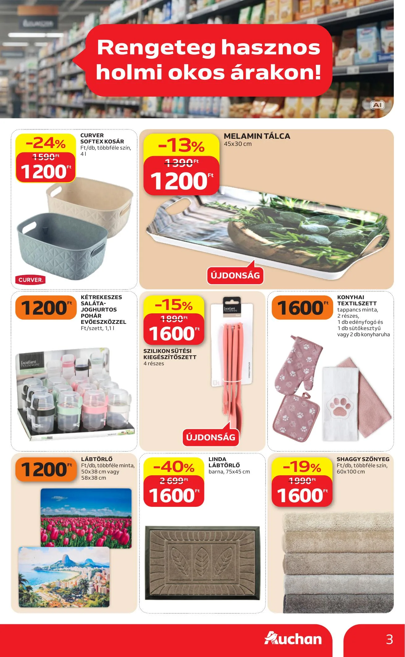 Auchan akciós újság Filleres ajánlataink 10.01–10.07 – 3. oldal