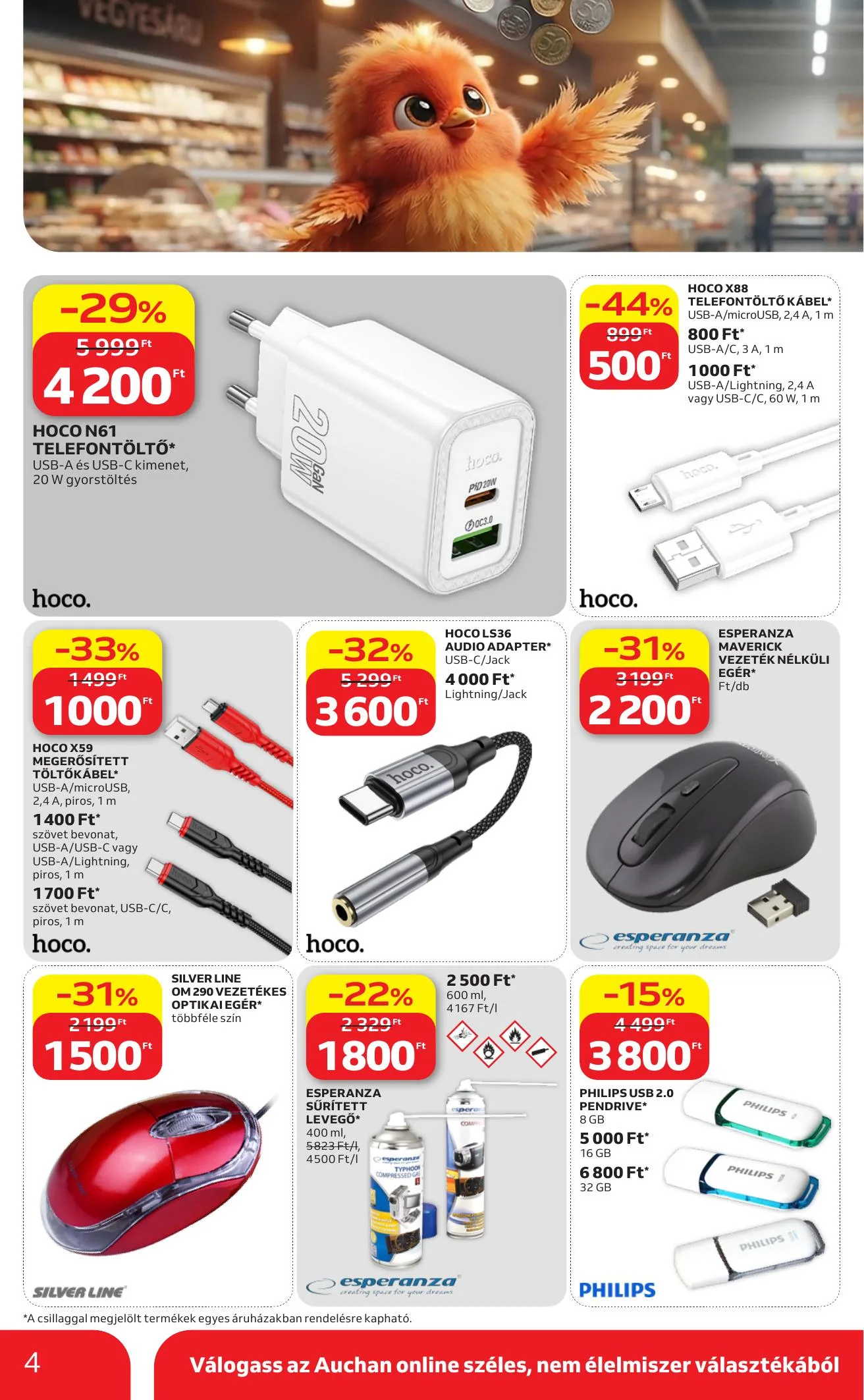 Auchan akciós újság Filleres ajánlataink 10.01–10.07 – 4. oldal