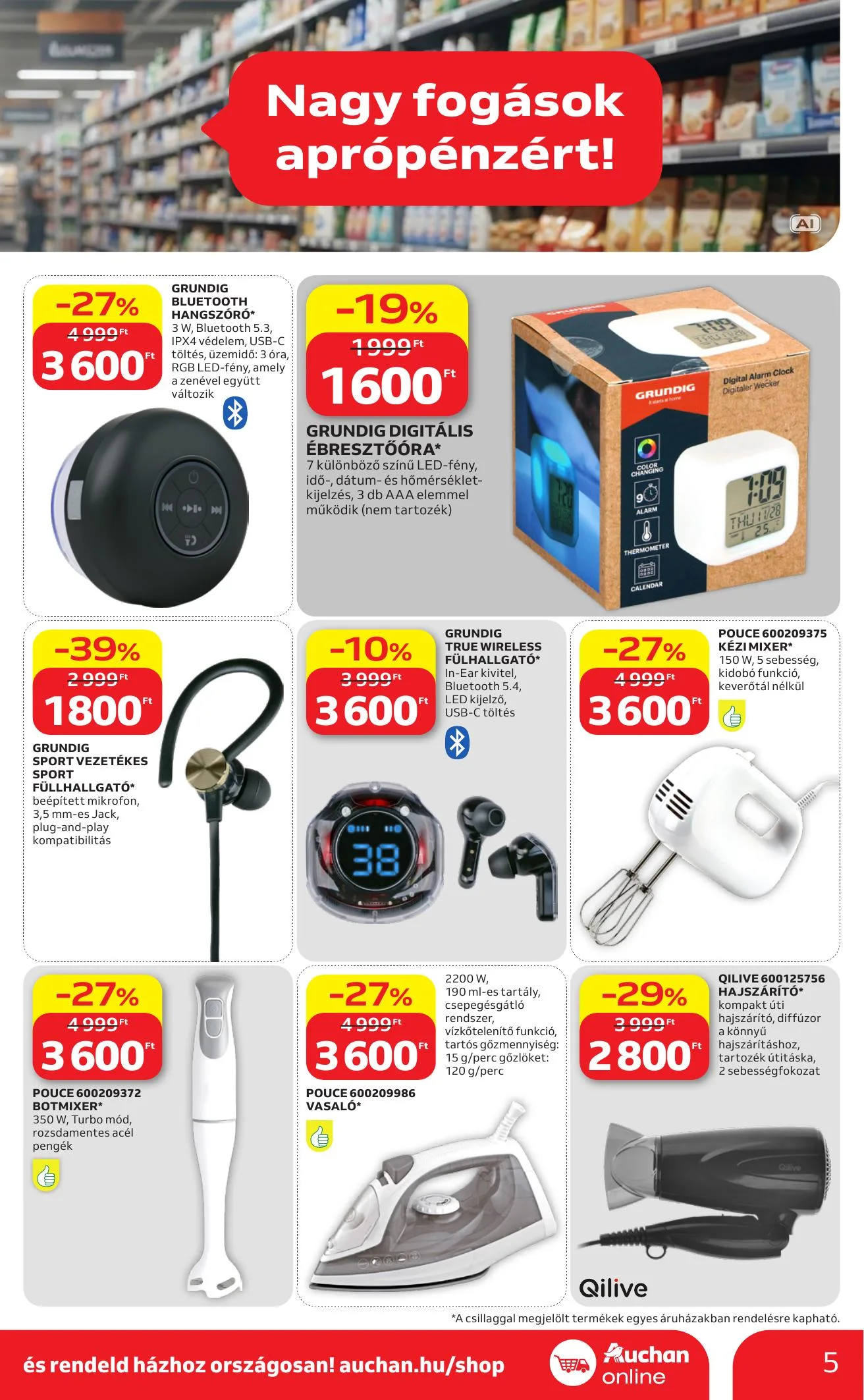 Auchan akciós újság Filleres ajánlataink 10.01–10.07 – 5. oldal