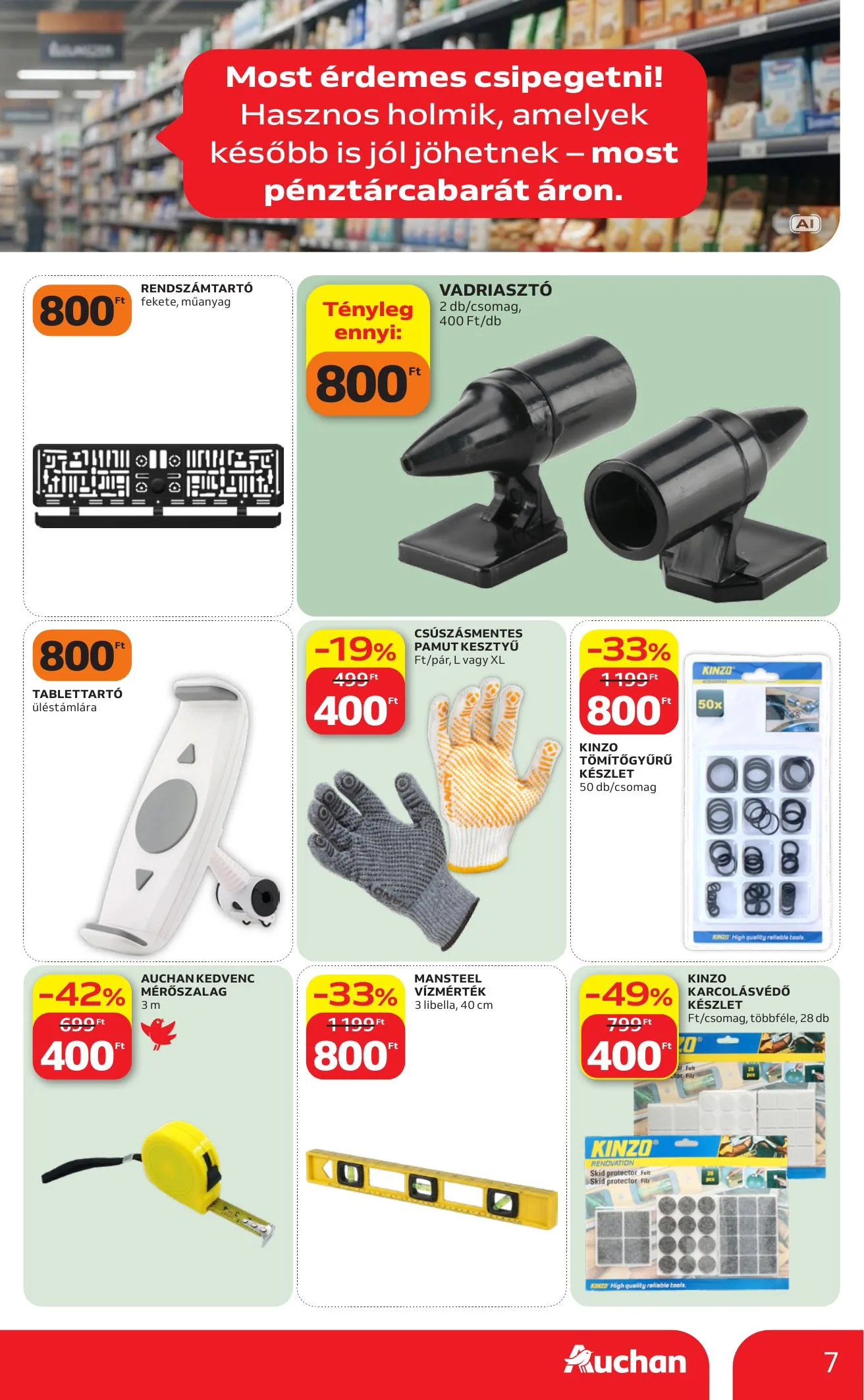 Auchan akciós újság Filleres ajánlataink 10.01–10.07 – 7. oldal