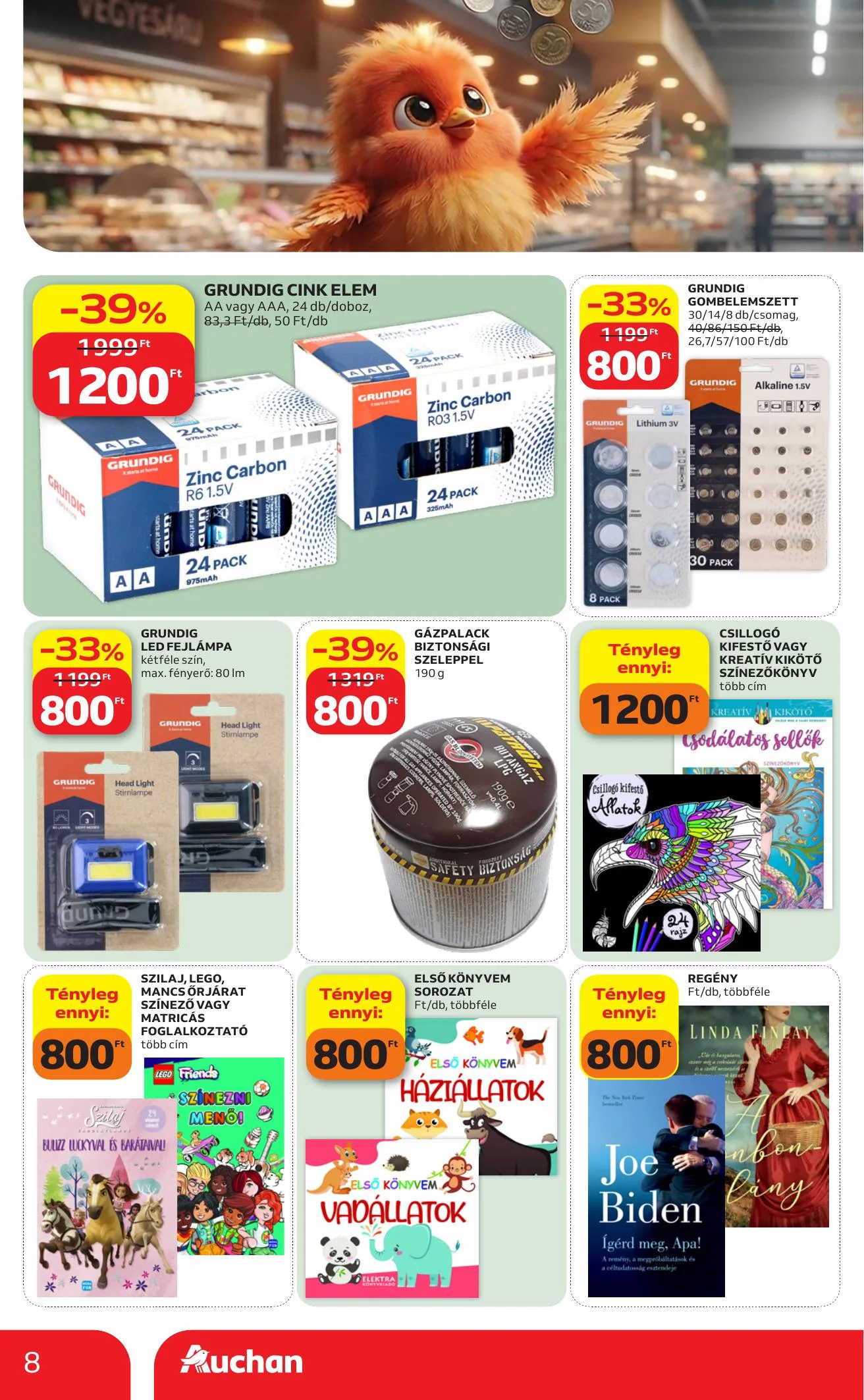 Auchan akciós újság Filleres ajánlataink 10.01–10.07 – 8. oldal