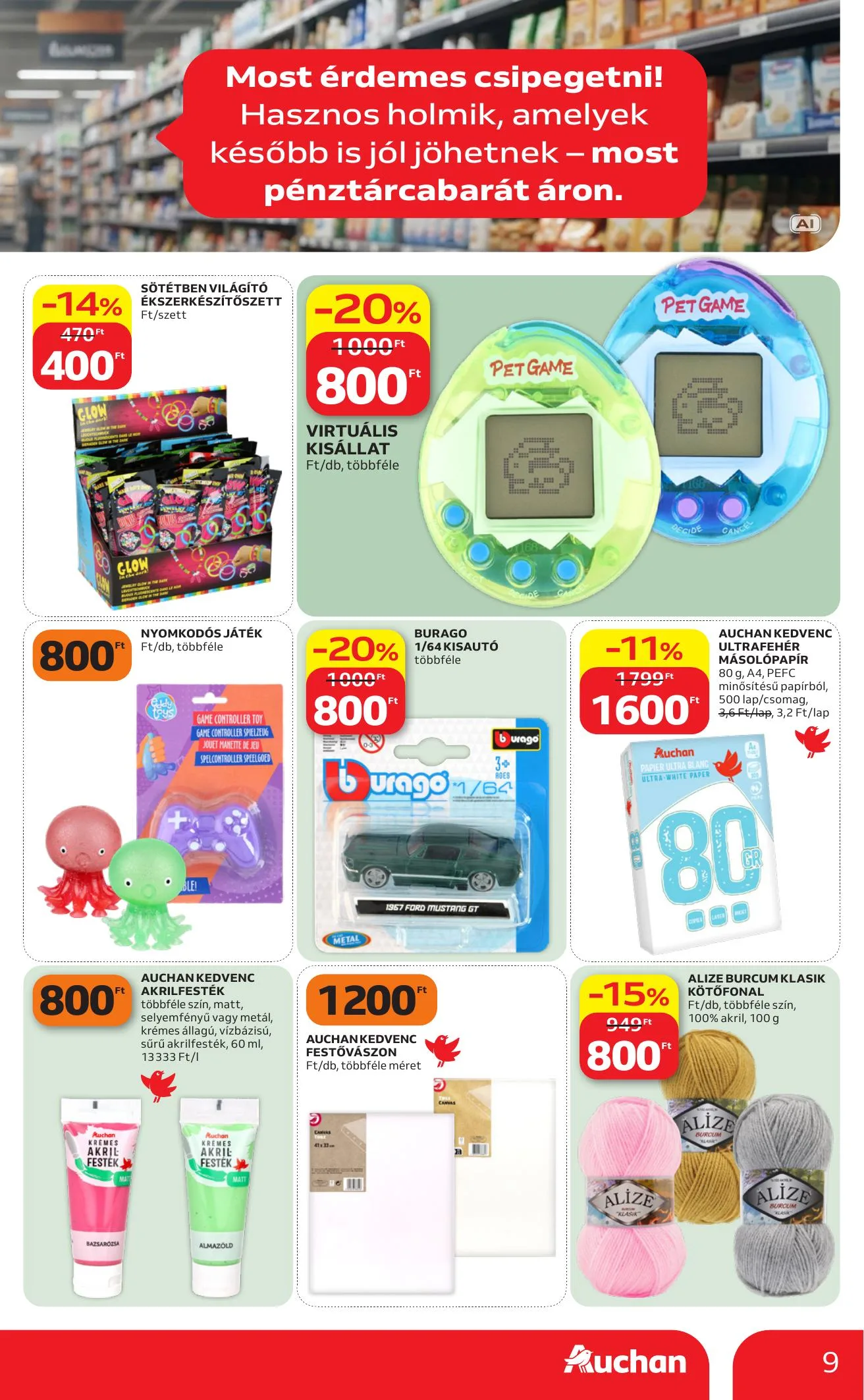 Auchan akciós újság Filleres ajánlataink 10.01–10.07 – 9. oldal