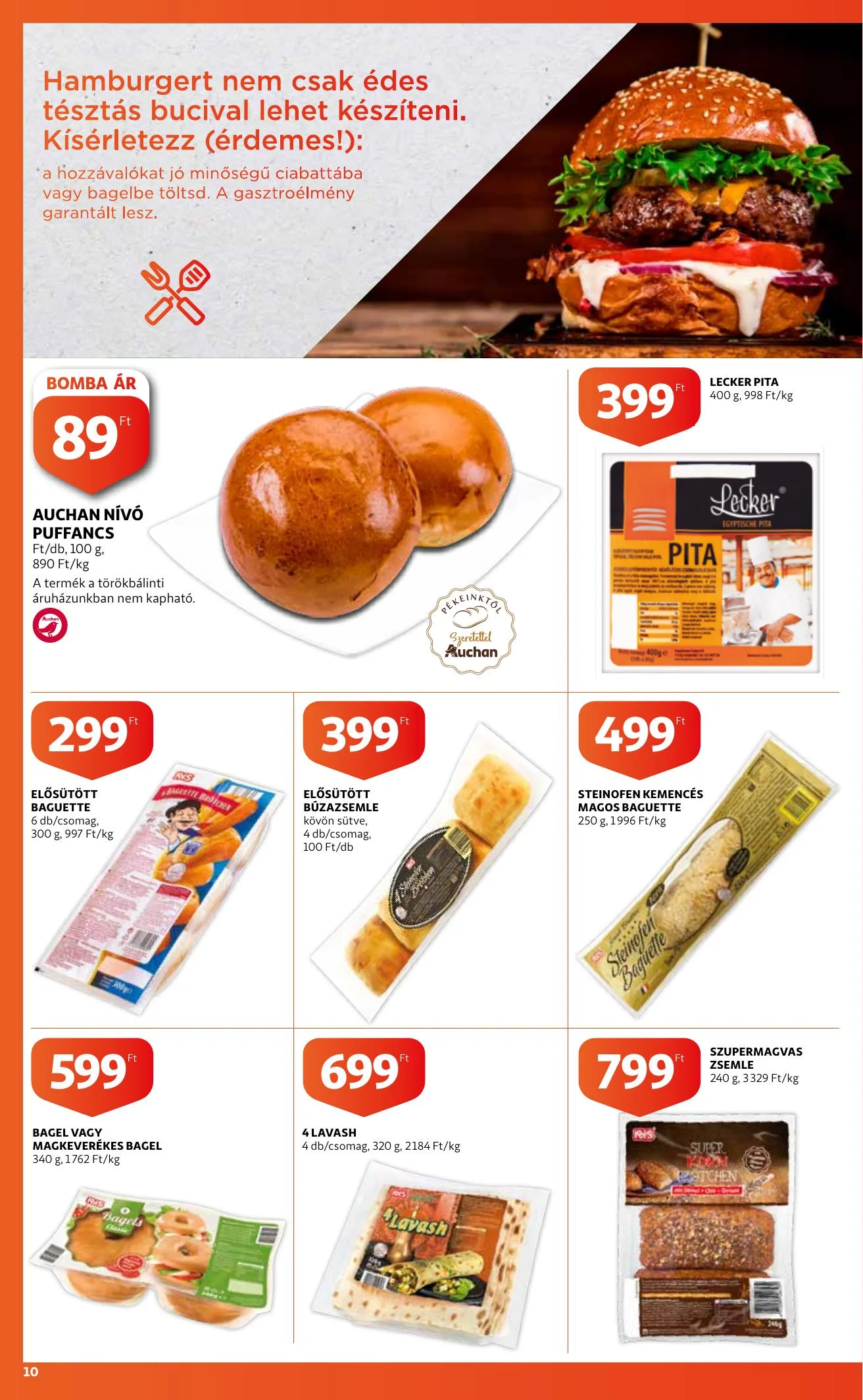 Auchan akciós újság Grill katalógus 04.22–05.05 – 10. oldal