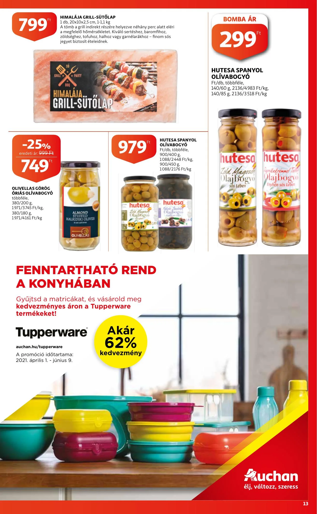 Auchan akciós újság Grill katalógus 04.22–05.05 – 13. oldal