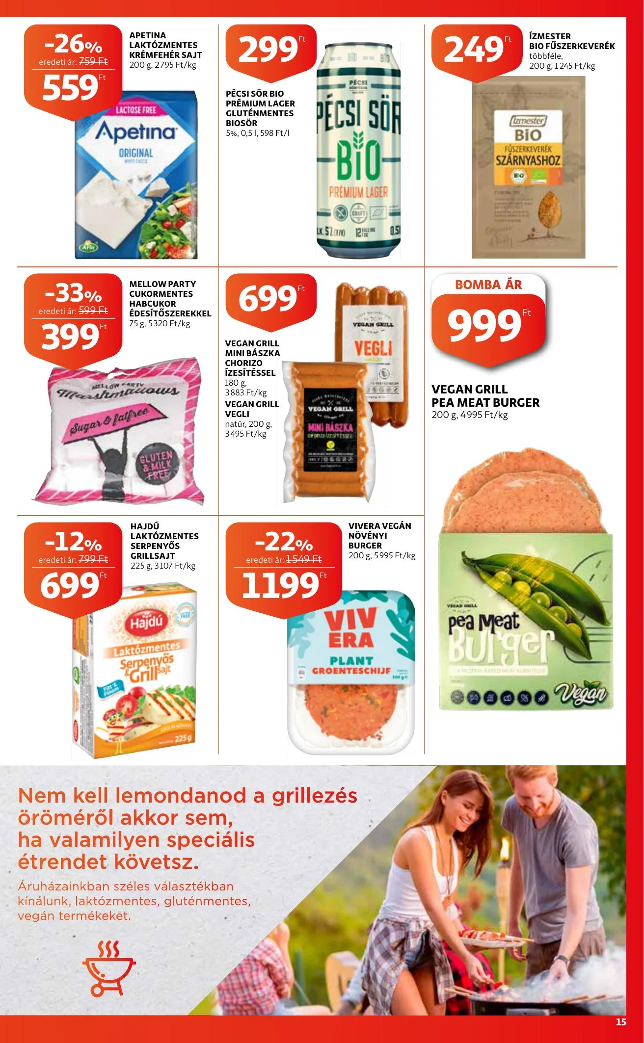 Auchan akciós újság Grill katalógus 04.22–05.05 – 15. oldal