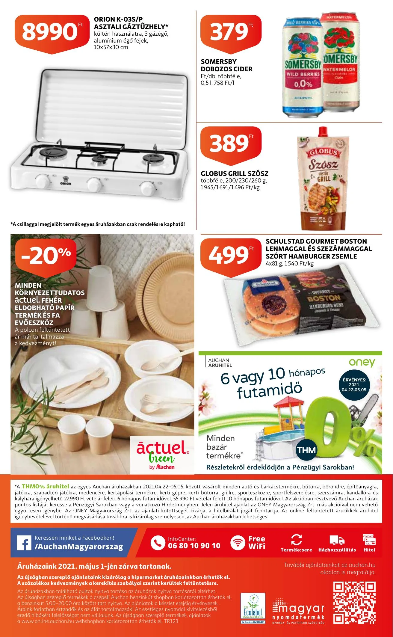 Auchan akciós újság Grill katalógus 04.22–05.05 – 20. oldal