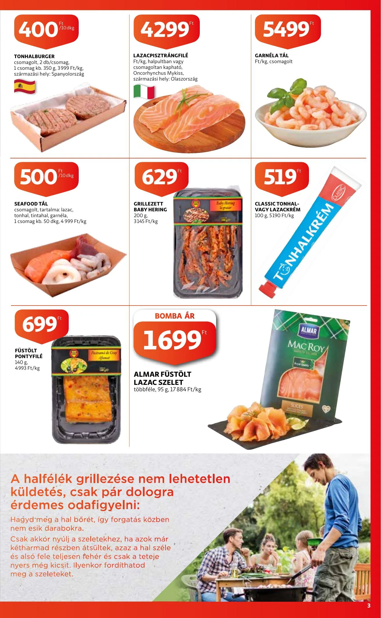 Auchan akciós újság Grill katalógus 04.22–05.05 – 3. oldal