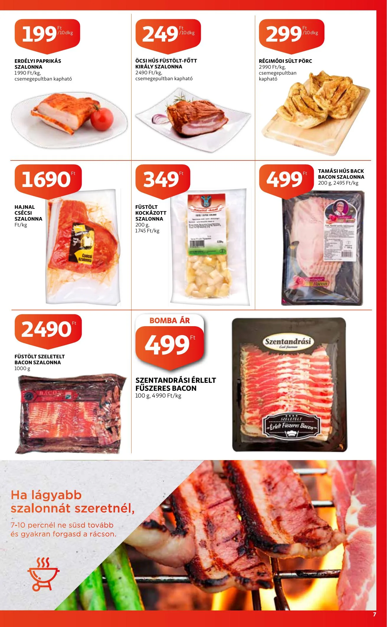 Auchan akciós újság Grill katalógus 04.22–05.05 – 7. oldal