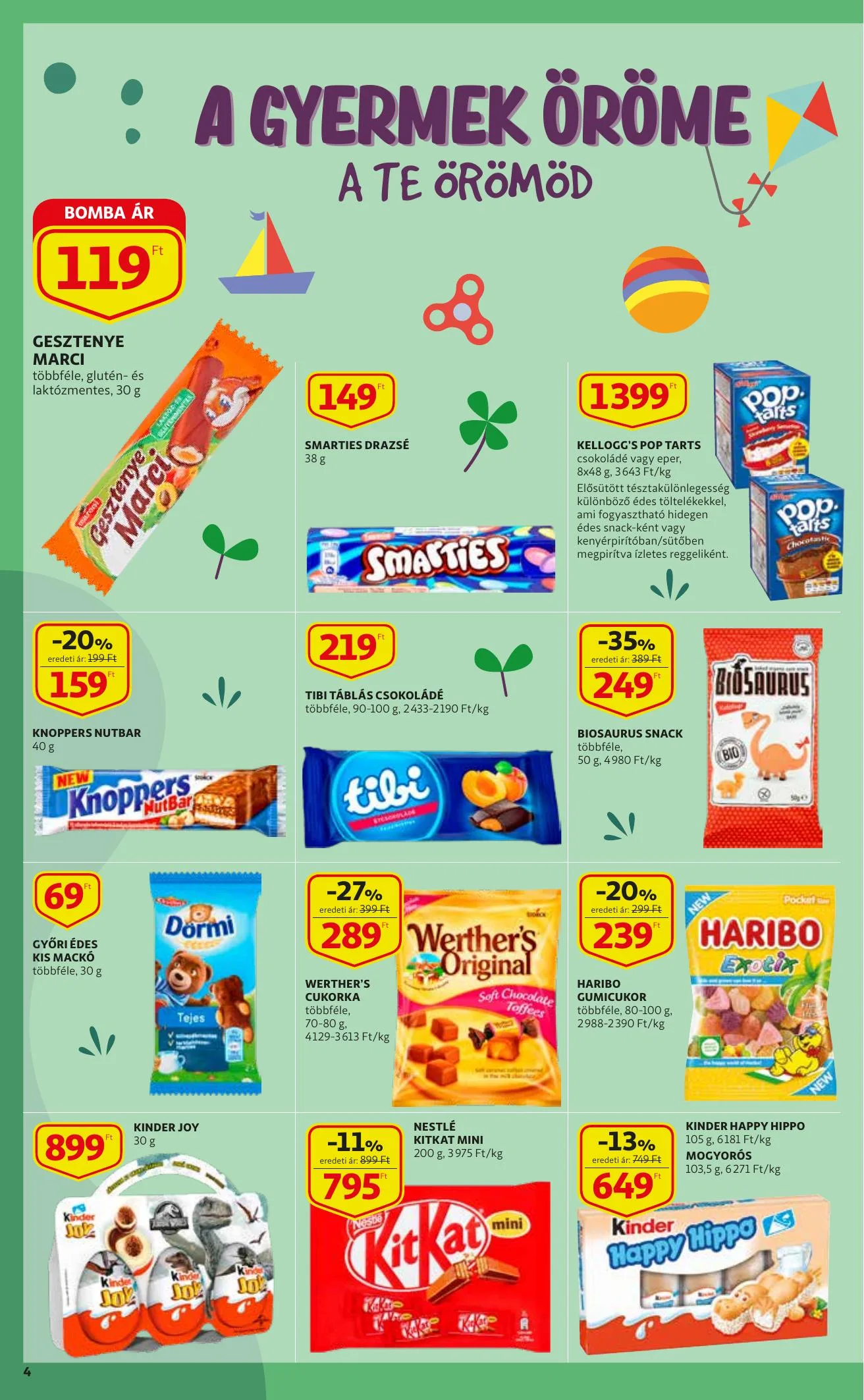 Auchan akciós újság Gyermeknapi katalógus 05.20–06.02 – 4. oldal