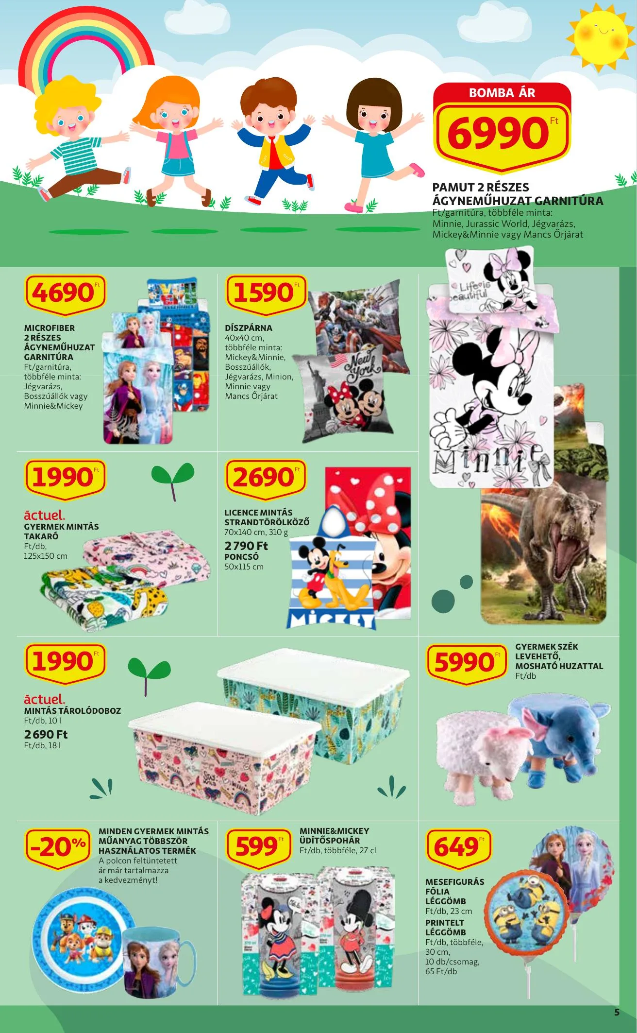 Auchan akciós újság Gyermeknapi katalógus 05.20–06.02 – 5. oldal