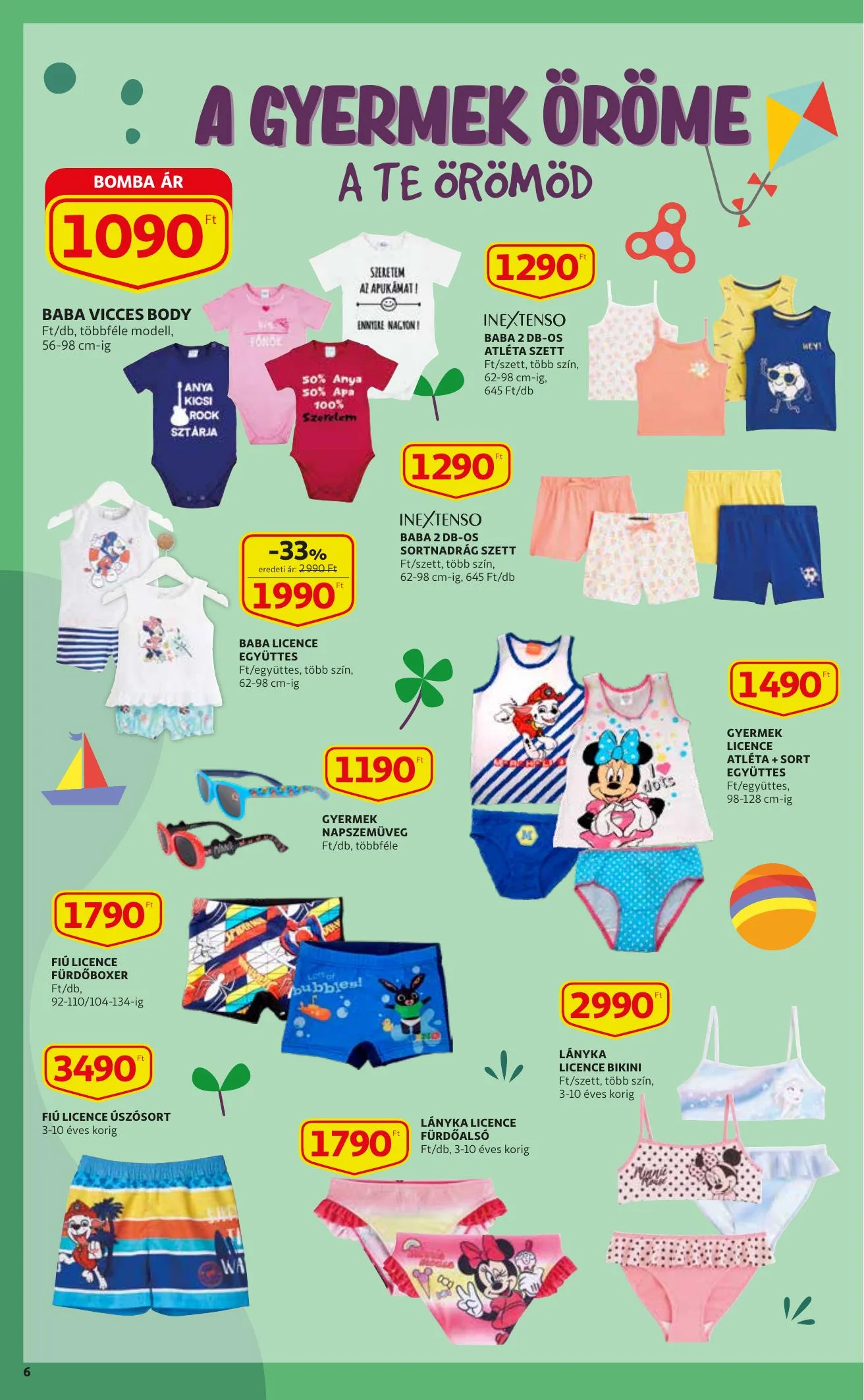 Auchan akciós újság Gyermeknapi katalógus 05.20–06.02 – 6. oldal