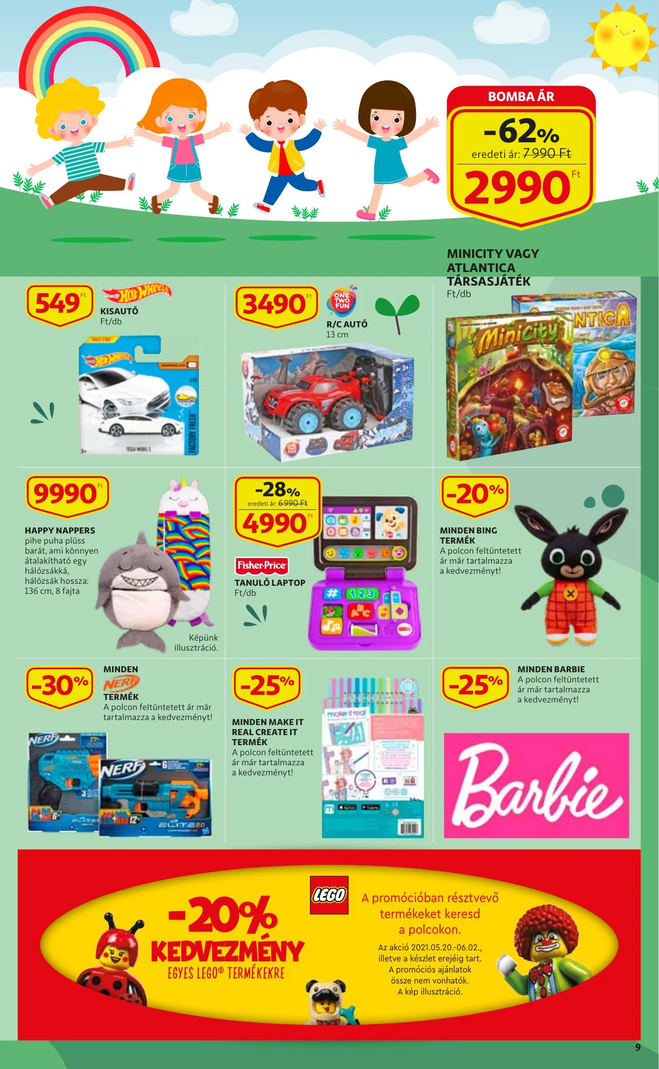 Auchan akciós újság Gyermeknapi katalógus 05.20–06.02 – 9. oldal