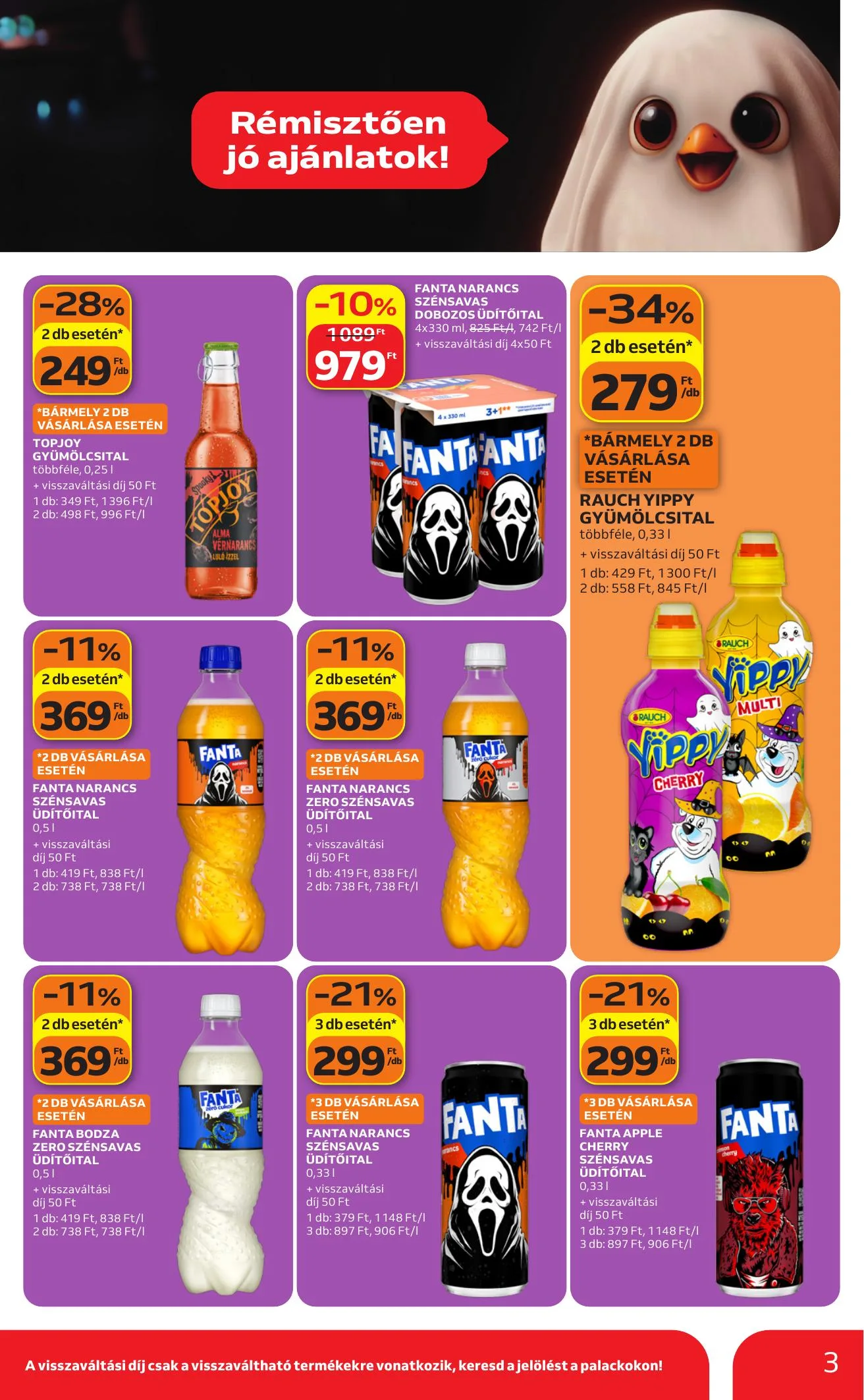 Auchan akciós újság Halloween ajánlataink 10.22–10.28 – 3. oldal