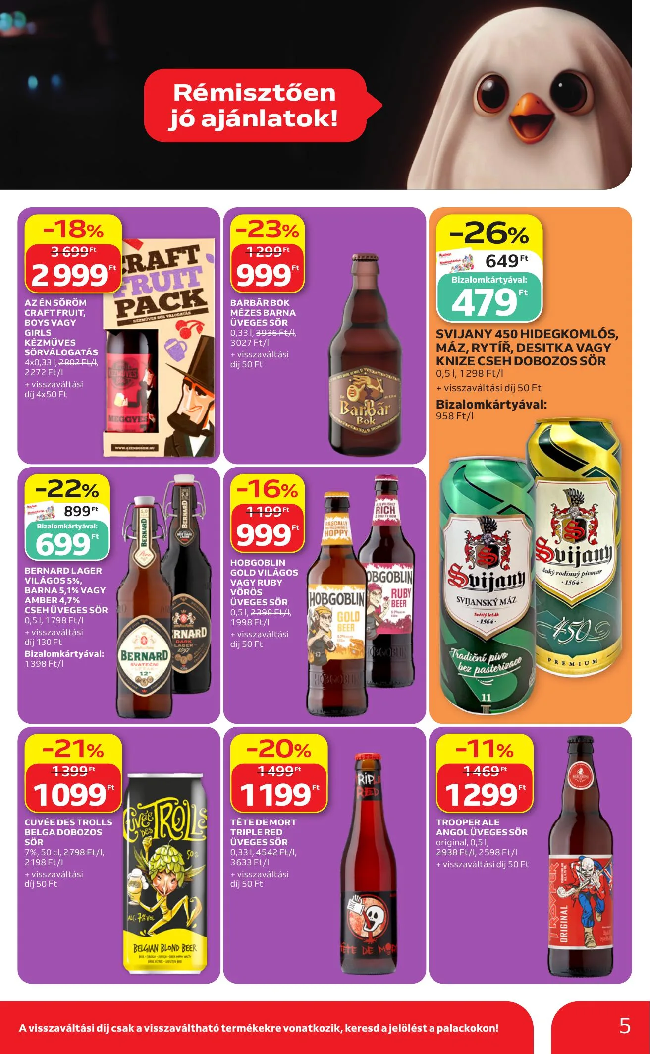 Auchan akciós újság Halloween ajánlataink 10.22–10.28 – 5. oldal