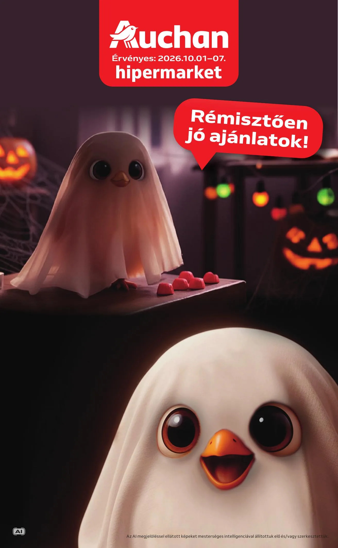 Auchan akciós újság Halloweeni ajánlataink 10.01–10.07