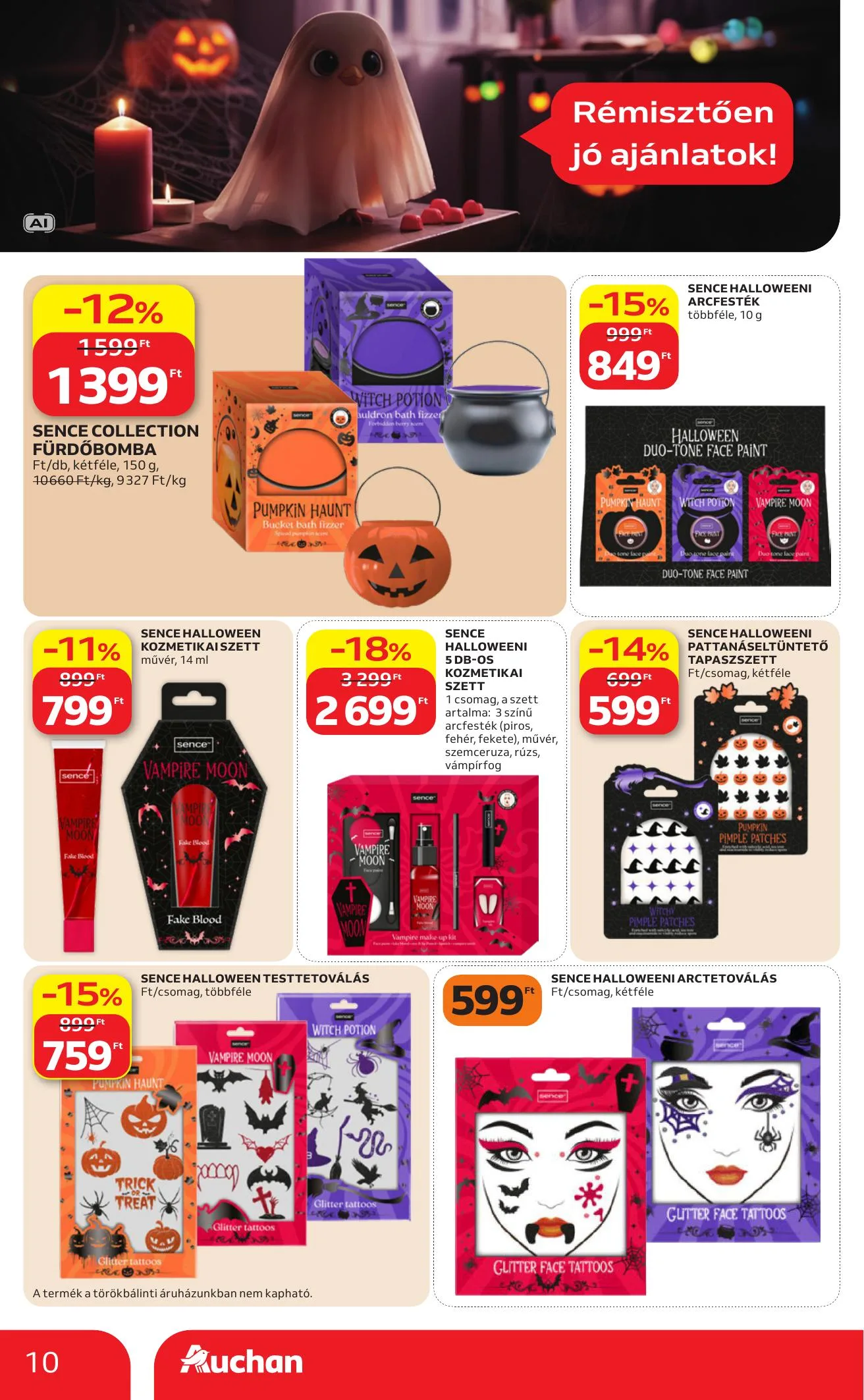 Auchan akciós újság Halloweeni ajánlataink 10.01–10.07 – 10. oldal
