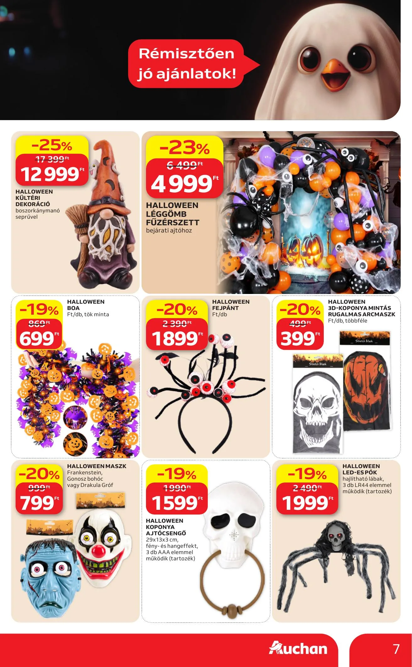Auchan akciós újság Halloweeni ajánlataink 10.01–10.07 – 7. oldal