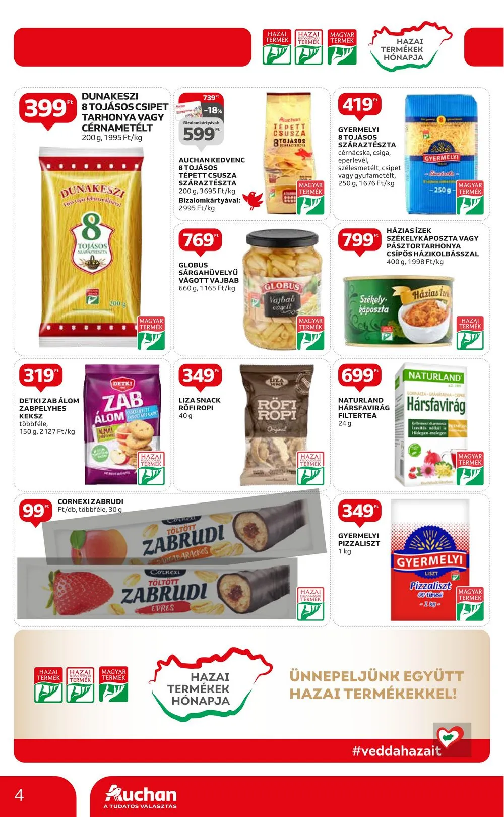 Auchan akciós újság Hazai termekek 08.17–08.30 – 4. oldal