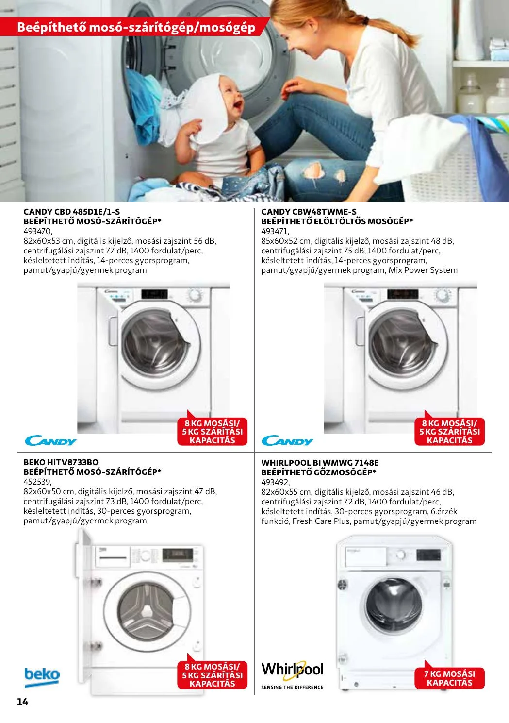 Auchan akciós újság Haztartasi Gep katalógus 05.20–08.28 – 14. oldal