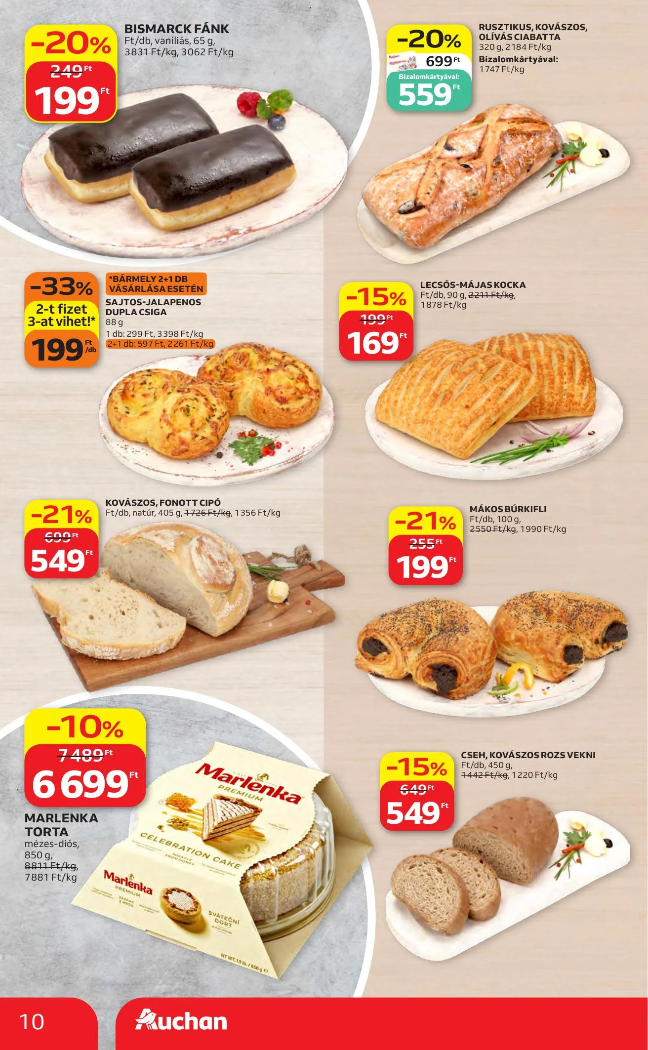 Auchan akciós újság Heti Hipermarket ajánlataink 10.01–10.07 – 10. oldal