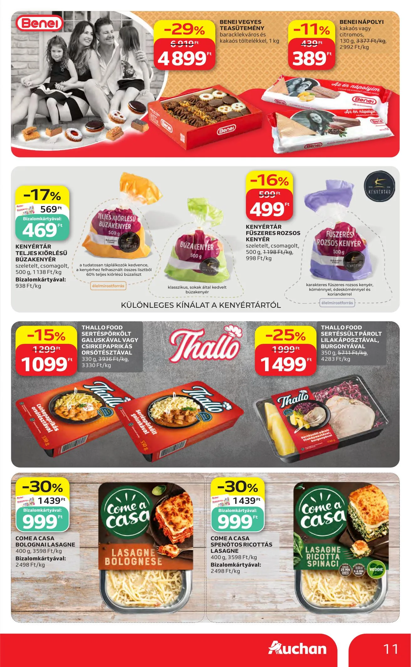 Auchan akciós újság Heti Hipermarket ajánlataink 10.01–10.07 – 11. oldal