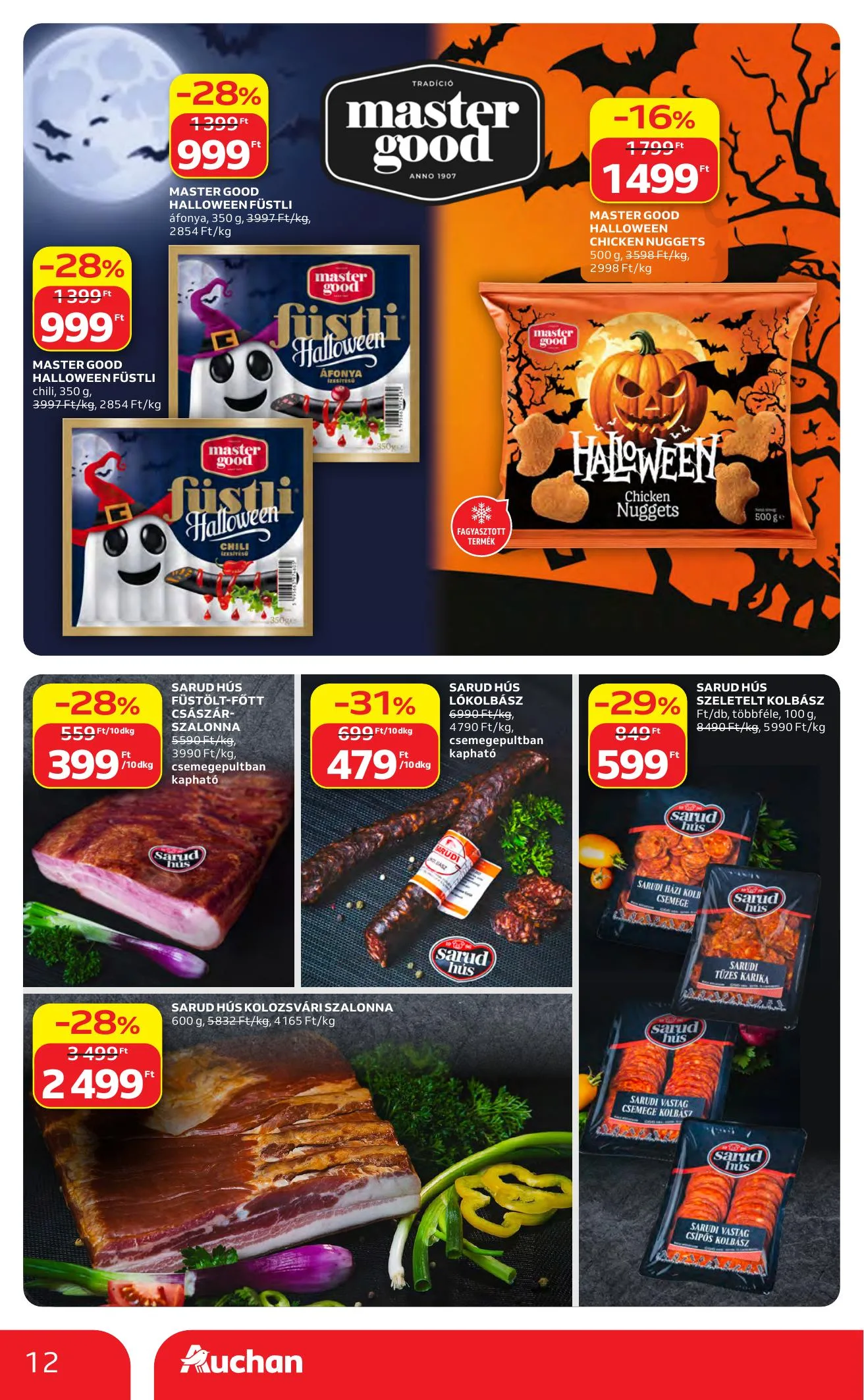 Auchan akciós újság Heti Hipermarket ajánlataink 10.01–10.07 – 12. oldal