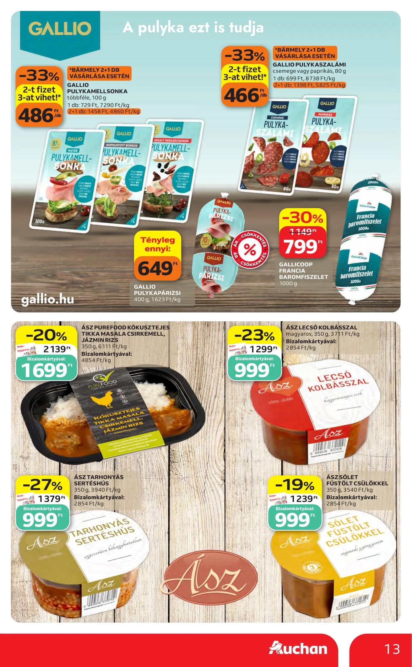 Auchan akciós újság Heti Hipermarket ajánlataink 10.01–10.07 – 13. oldal