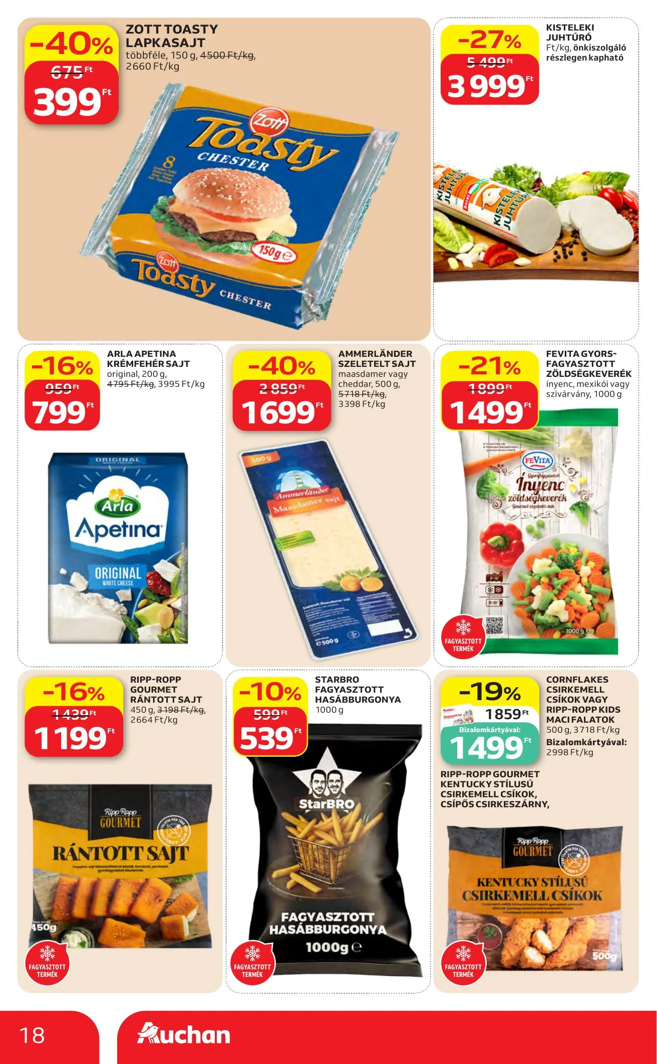 Auchan akciós újság Heti Hipermarket ajánlataink 10.01–10.07 – 18. oldal