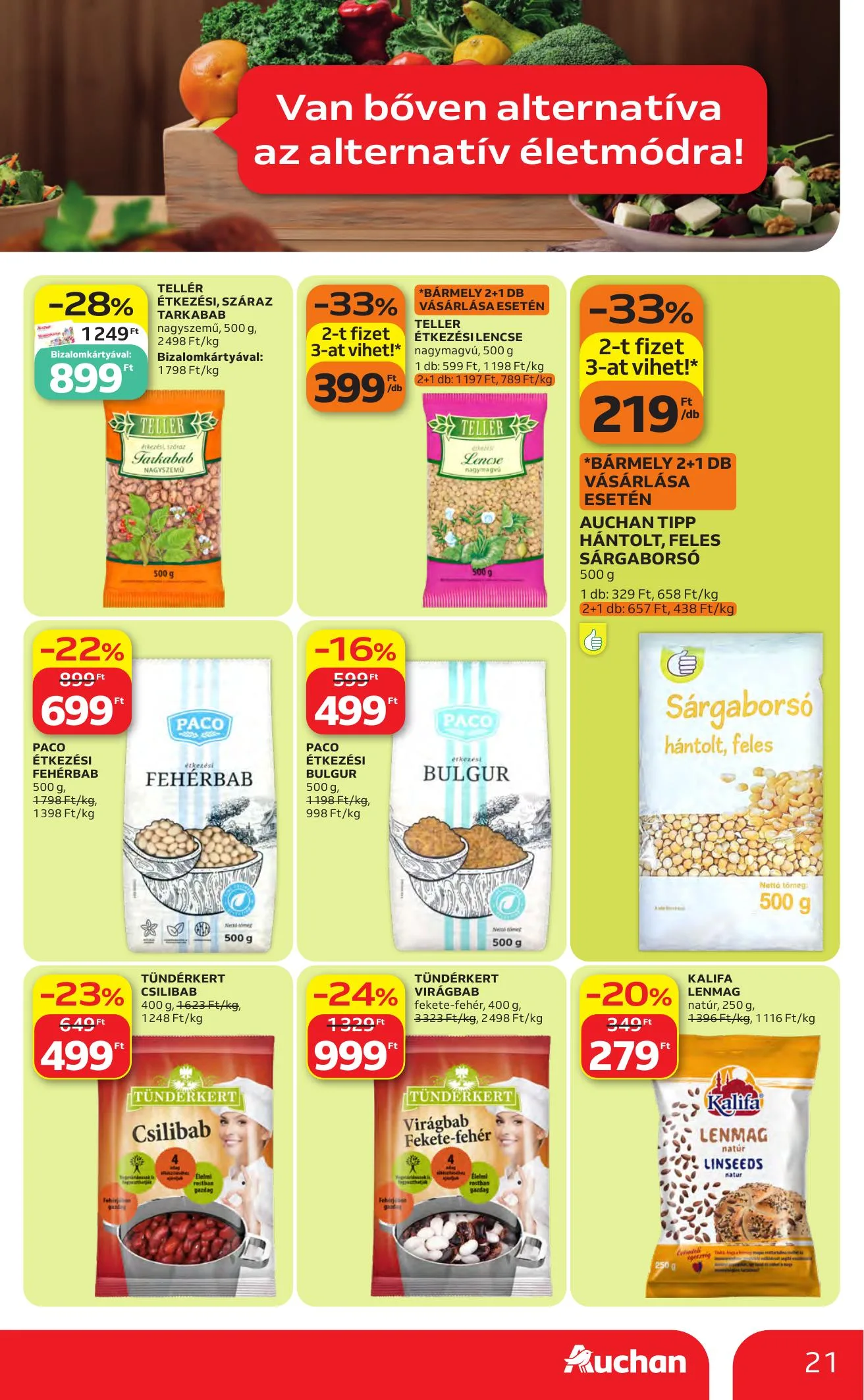 Auchan akciós újság Heti Hipermarket ajánlataink 10.01–10.07 – 21. oldal