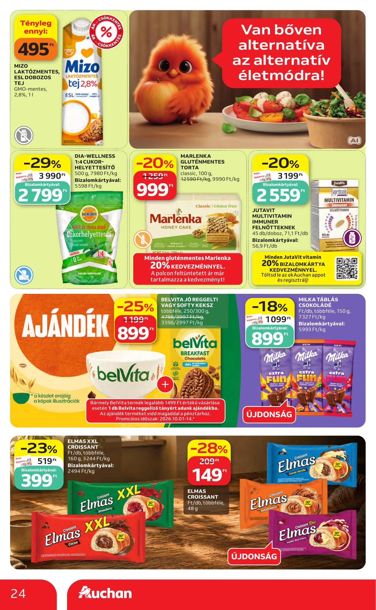Auchan akciós újság Heti Hipermarket ajánlataink 10.01–10.07 – 24. oldal