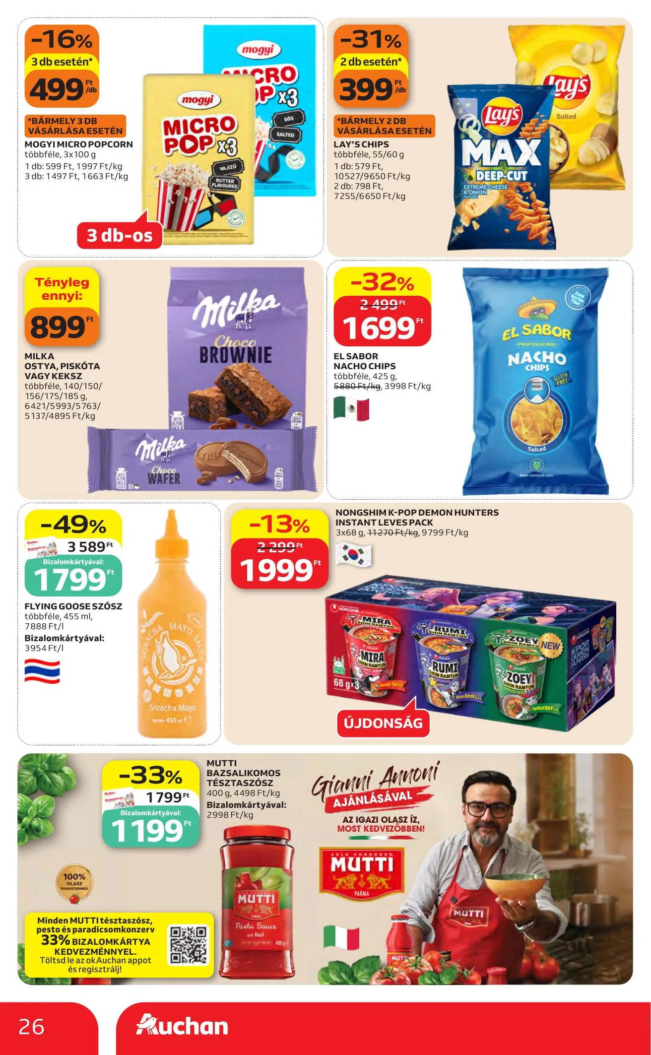 Auchan akciós újság Heti Hipermarket ajánlataink 10.01–10.07 – 26. oldal