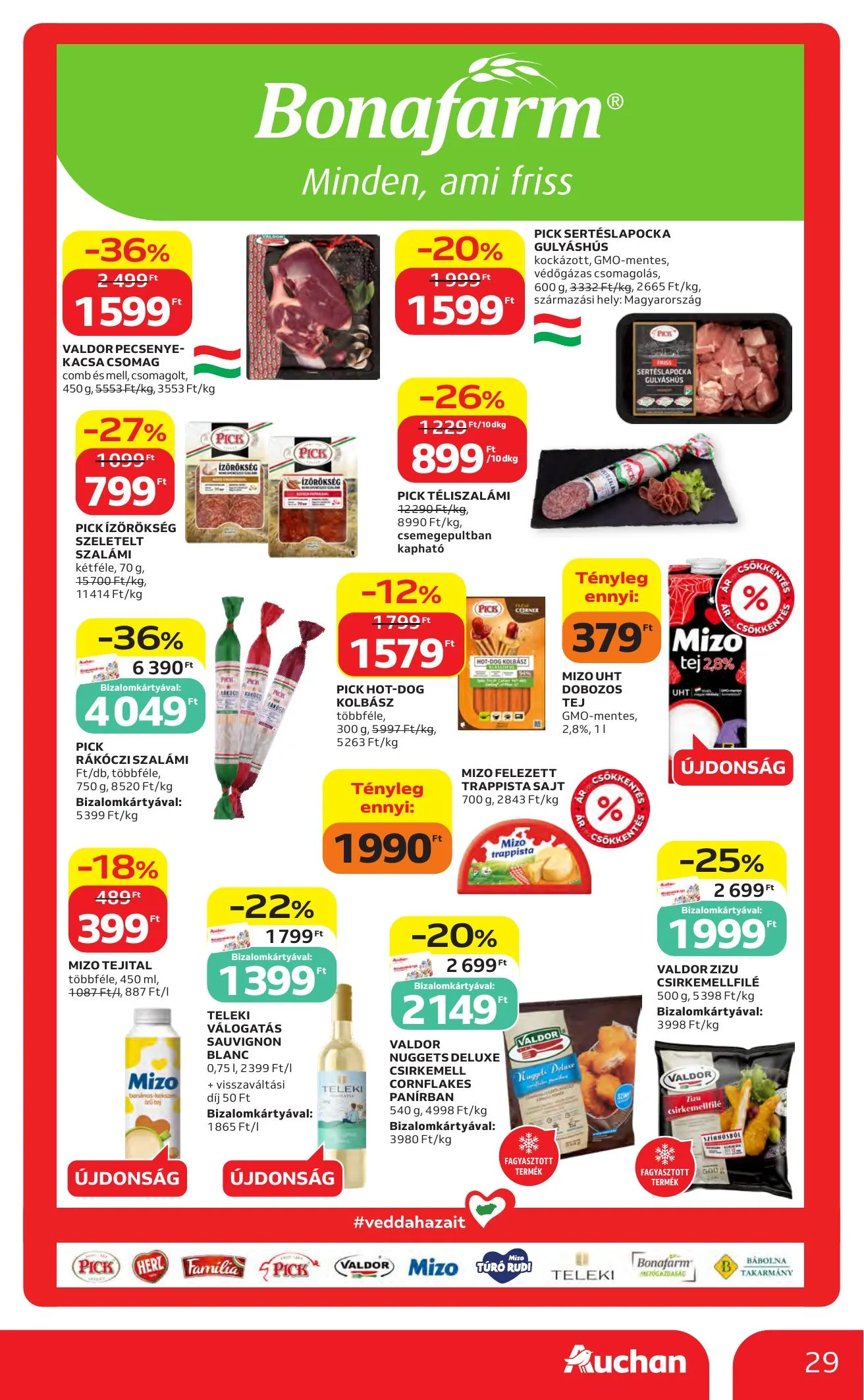 Auchan akciós újság Heti Hipermarket ajánlataink 10.01–10.07 – 29. oldal