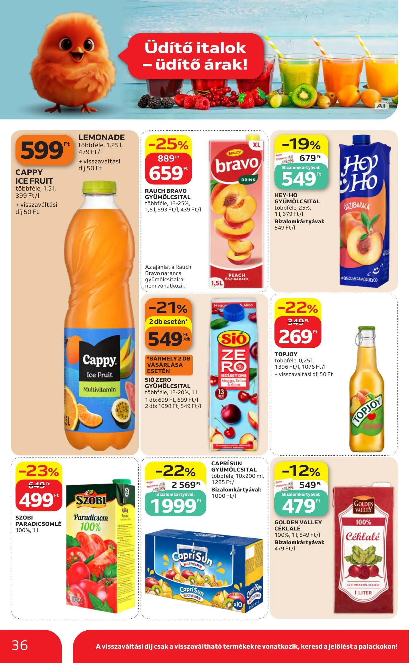 Auchan akciós újság Heti Hipermarket ajánlataink 10.01–10.07 – 36. oldal