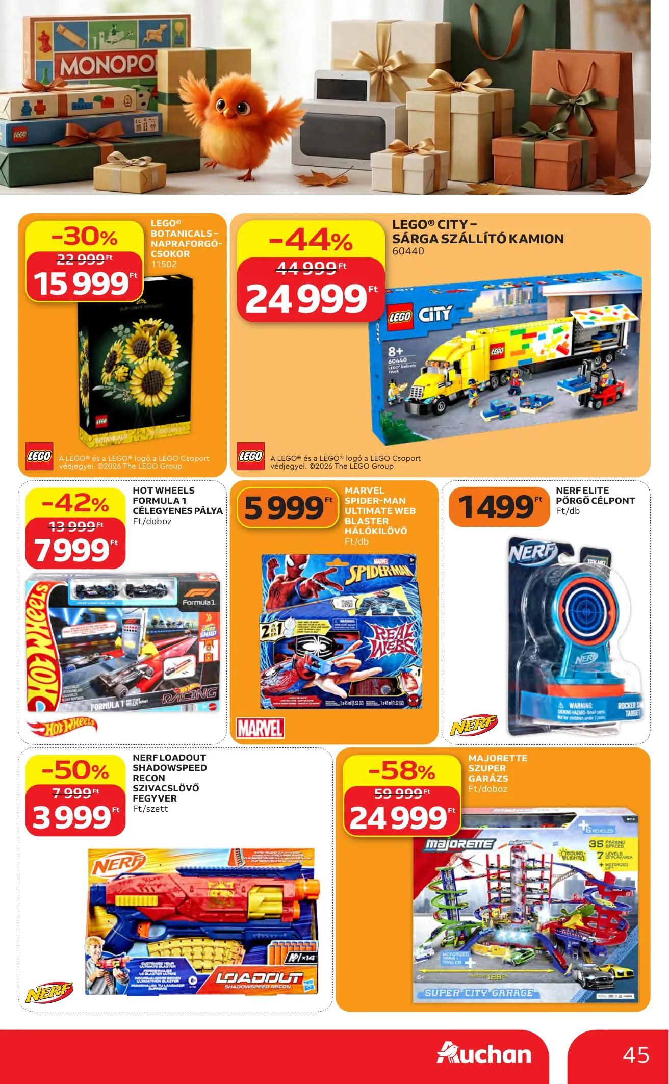 Auchan akciós újság Heti Hipermarket ajánlataink 10.01–10.07 – 45. oldal