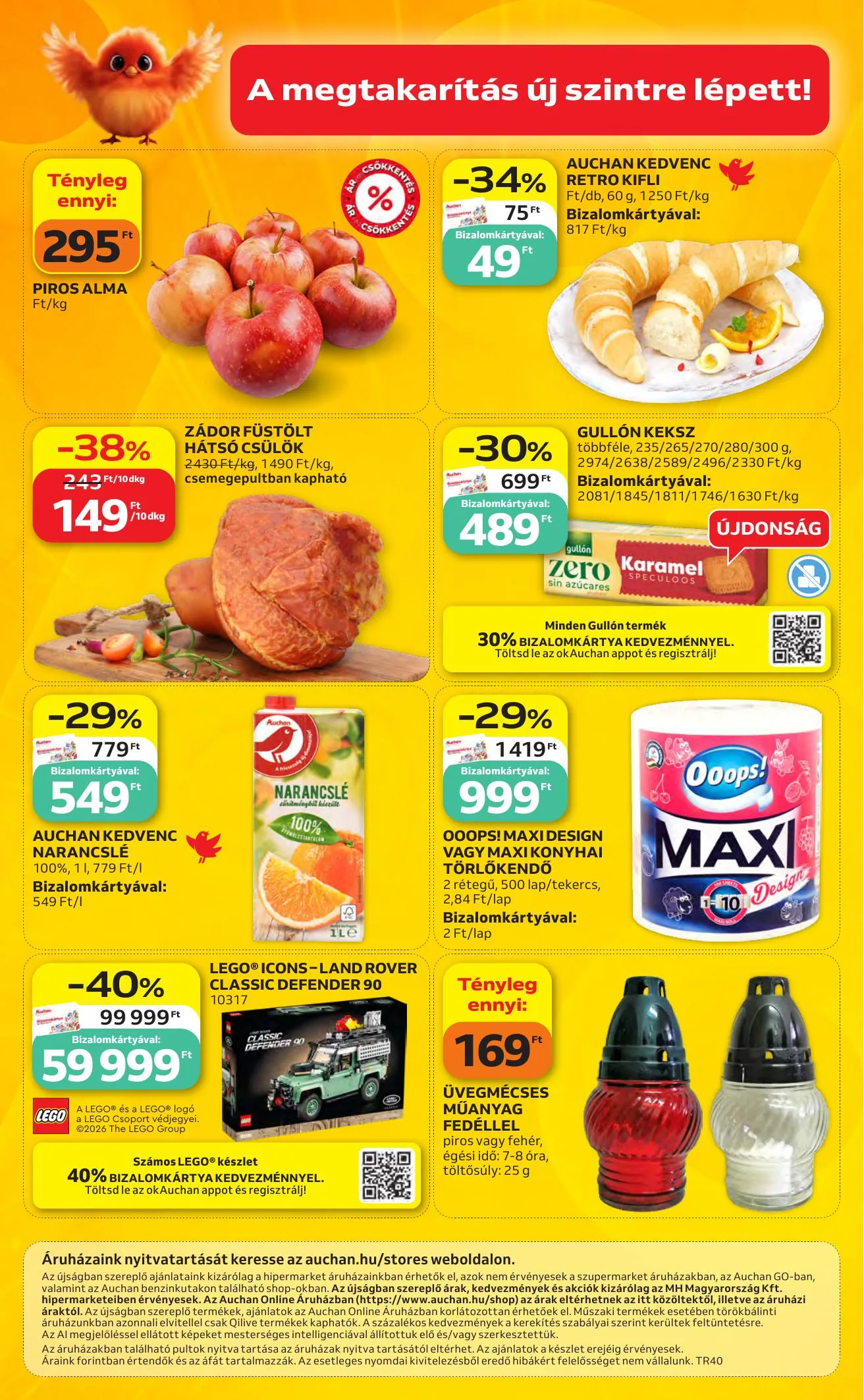 Auchan akciós újság Heti Hipermarket ajánlataink 10.01–10.07 – 50. oldal