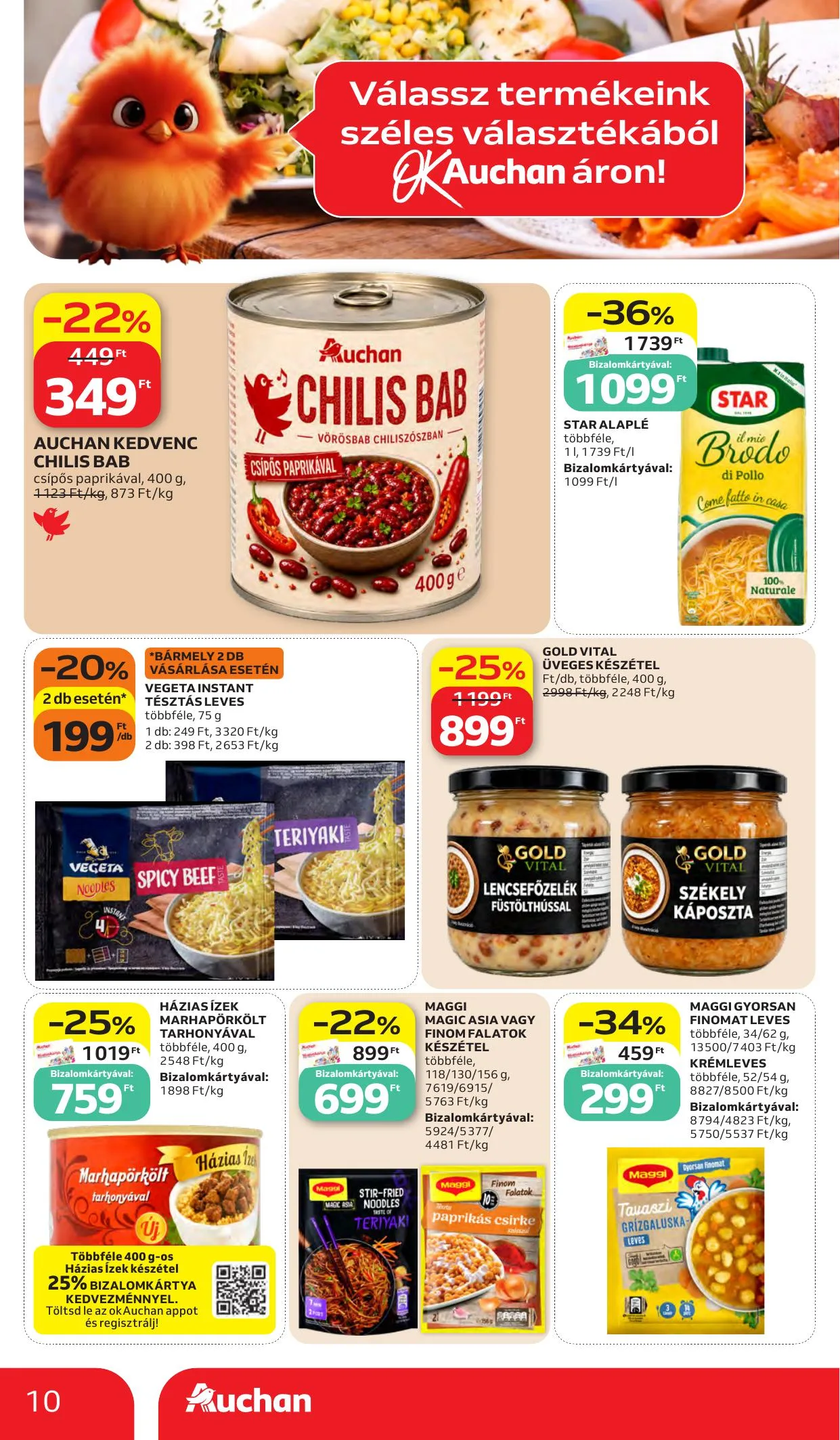 Auchan akciós újság Heti Hipermarket ajánlataink 10.15–10.21 – 10. oldal